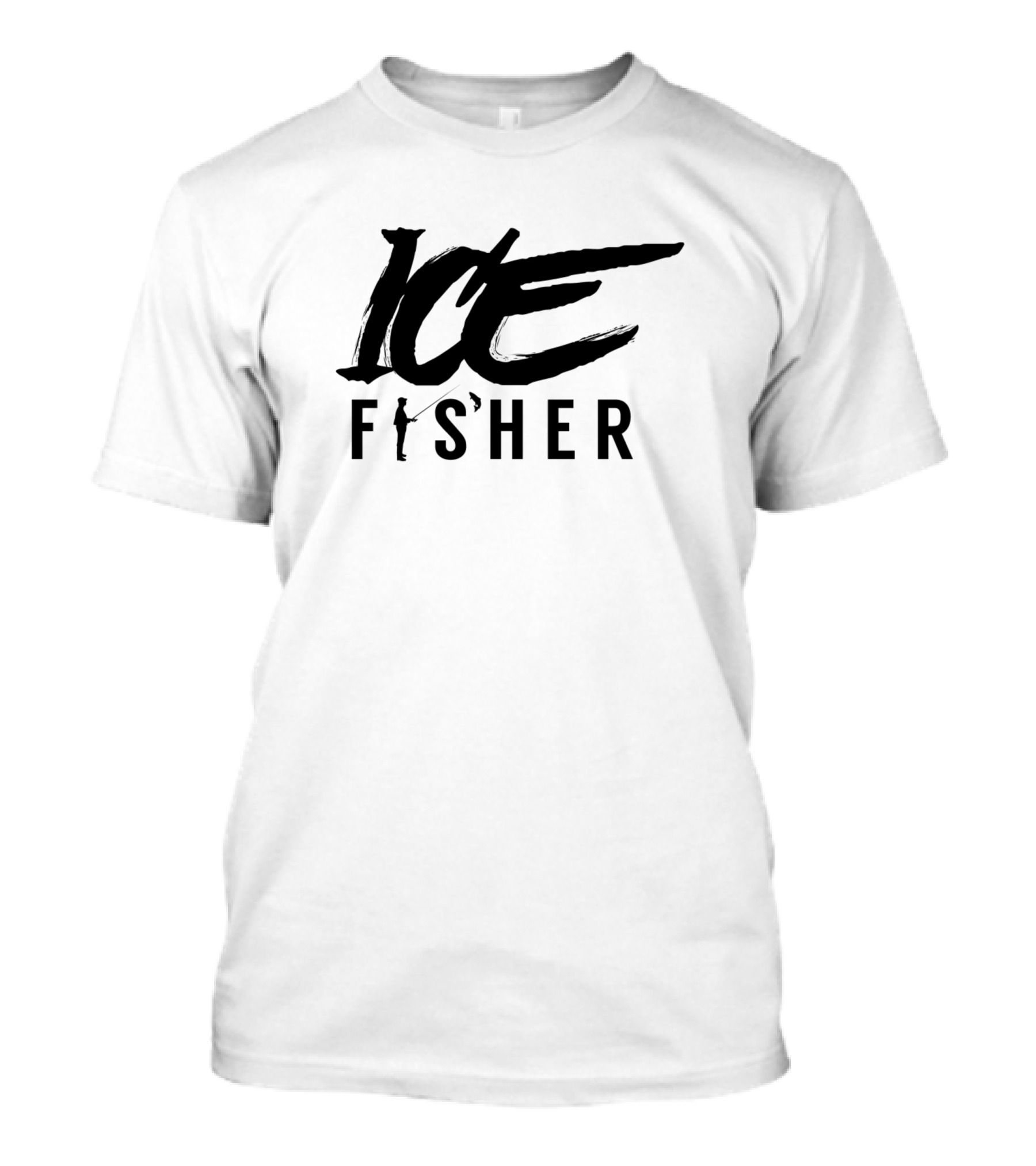 Ice Fisherman Ice Fishing Fisher Fishery T-Shirt
