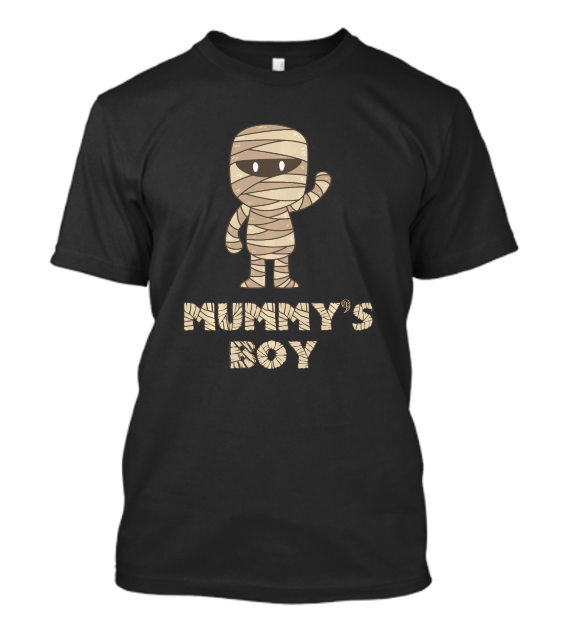 Mummy's Boy Funny Cartoon Character T-Shirt