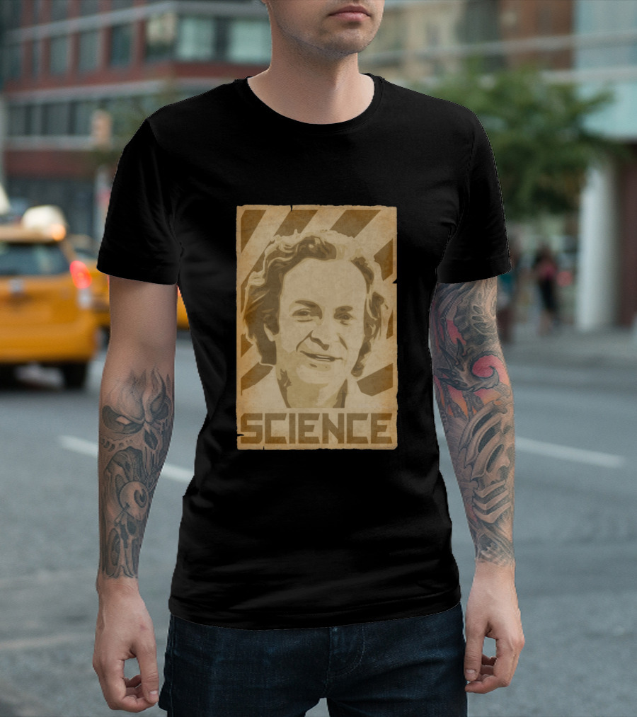Richard Feynman Poster Art Featuring Science T-Shirt
