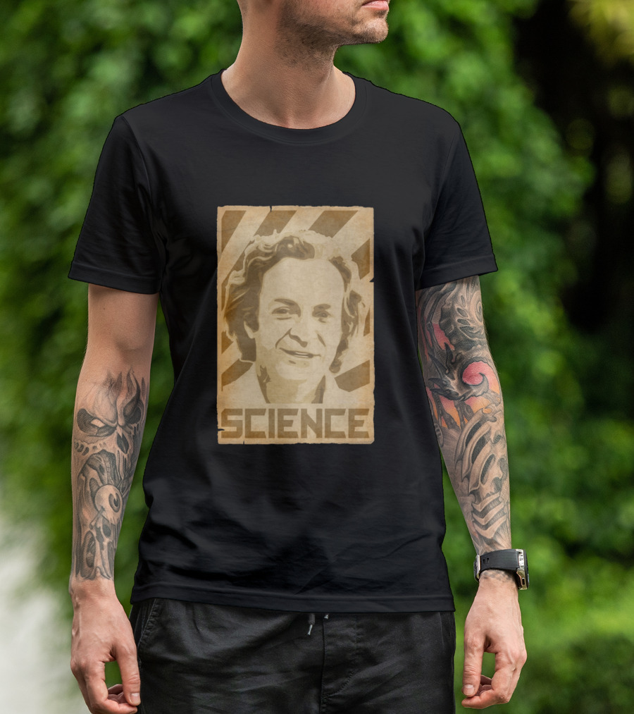 Richard Feynman Poster Art Featuring Science T-Shirt