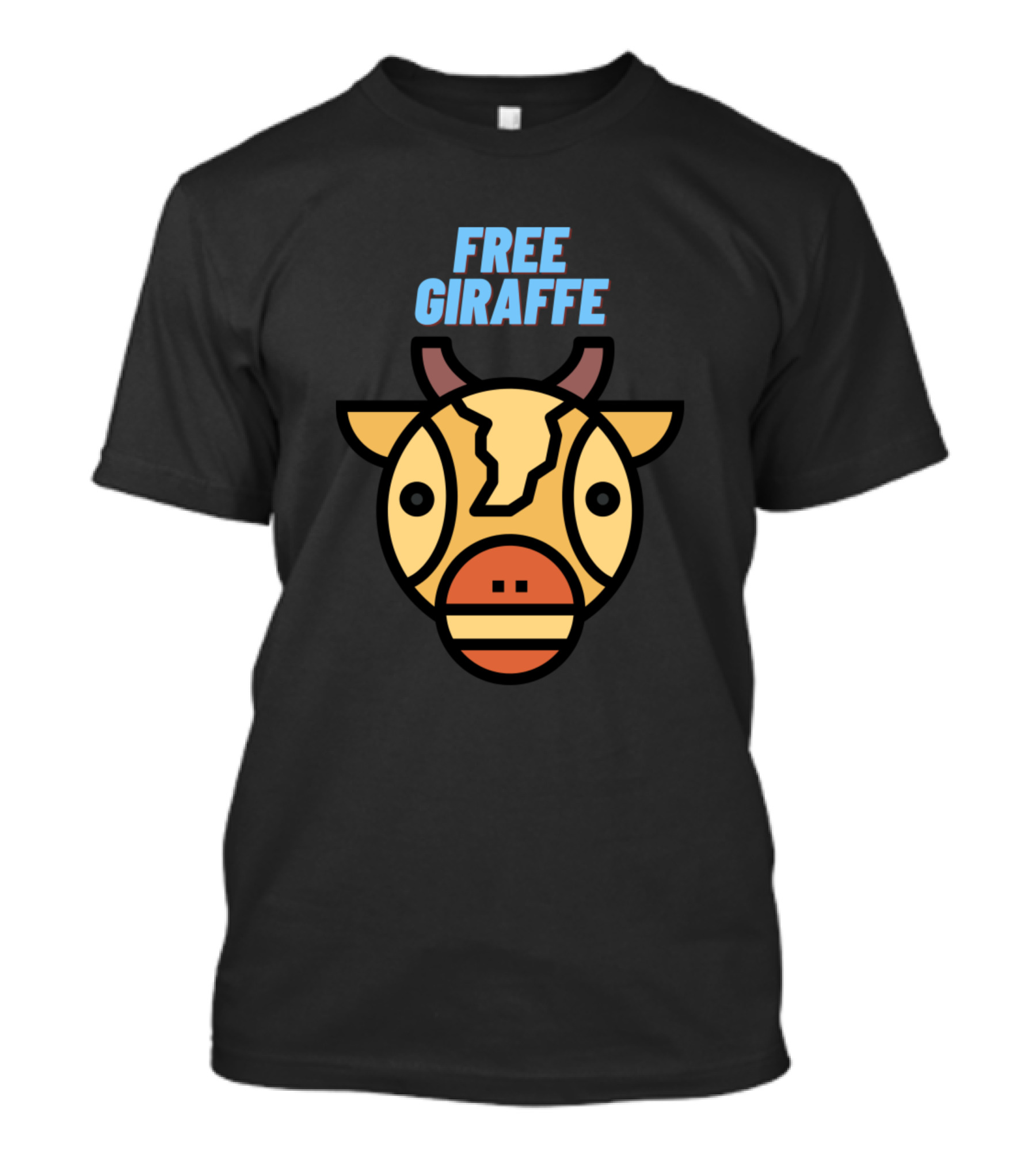 FREE GIRAFFE The Giraffes Head Is Smart T-Shirt