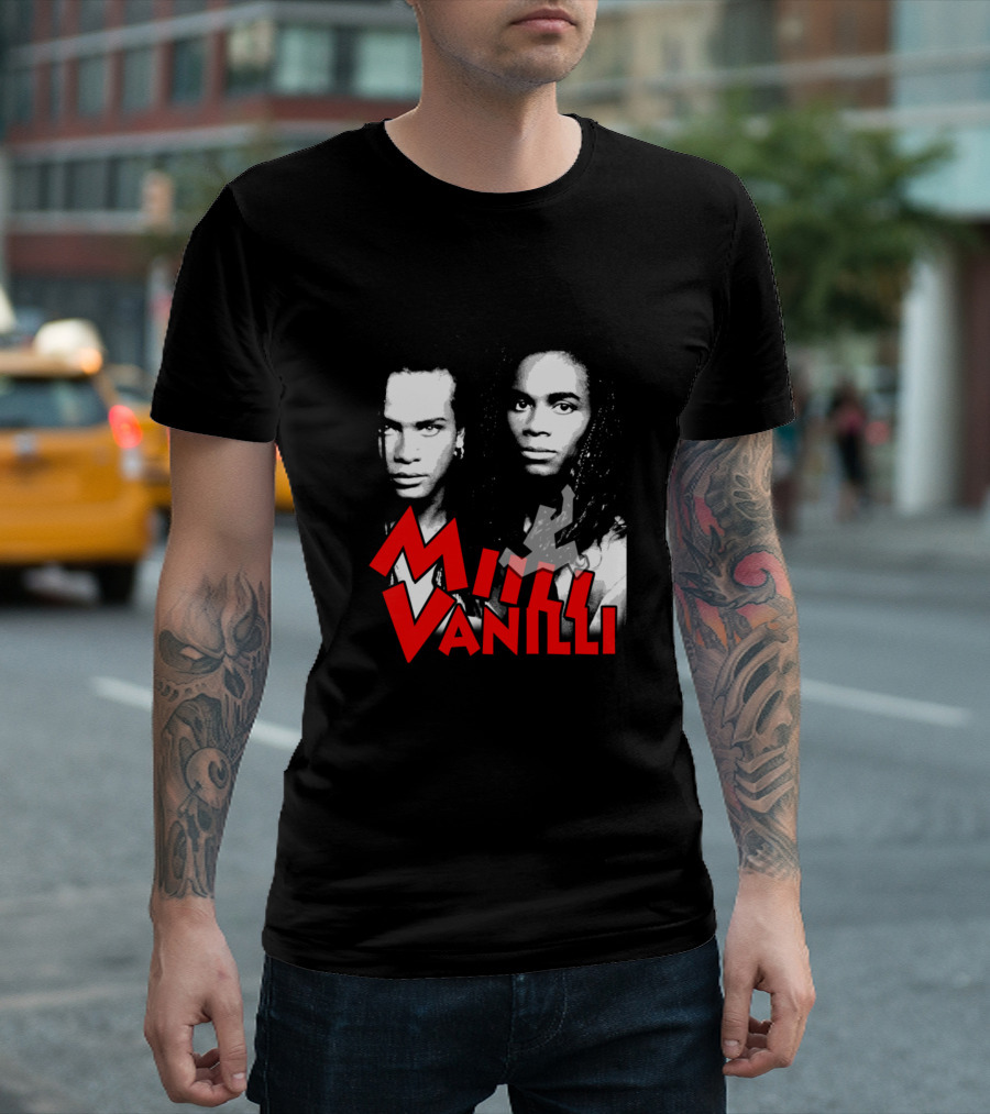 Milli Vanilli Retro Music Duo Iconic T-Shirt