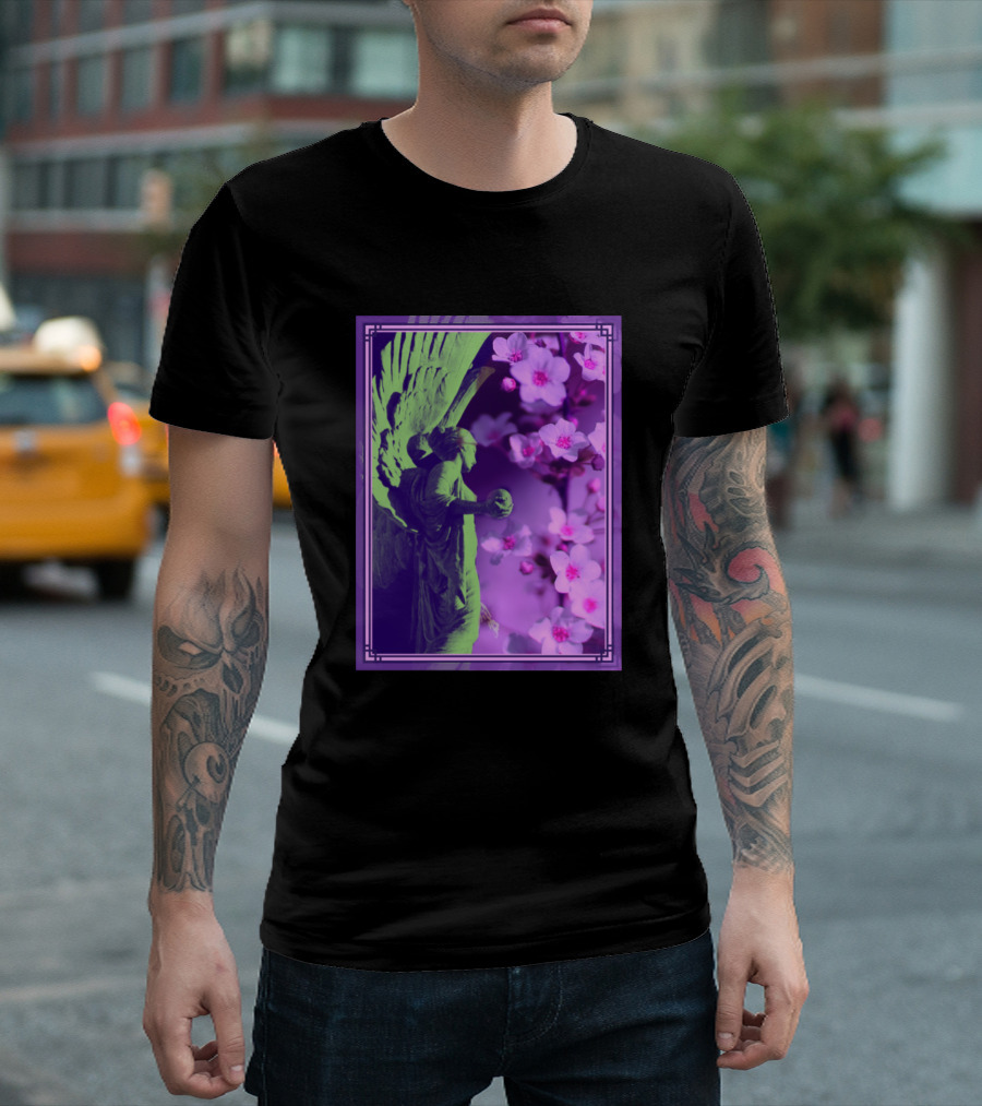 Patina Angel Cherry Blossoms T-Shirt