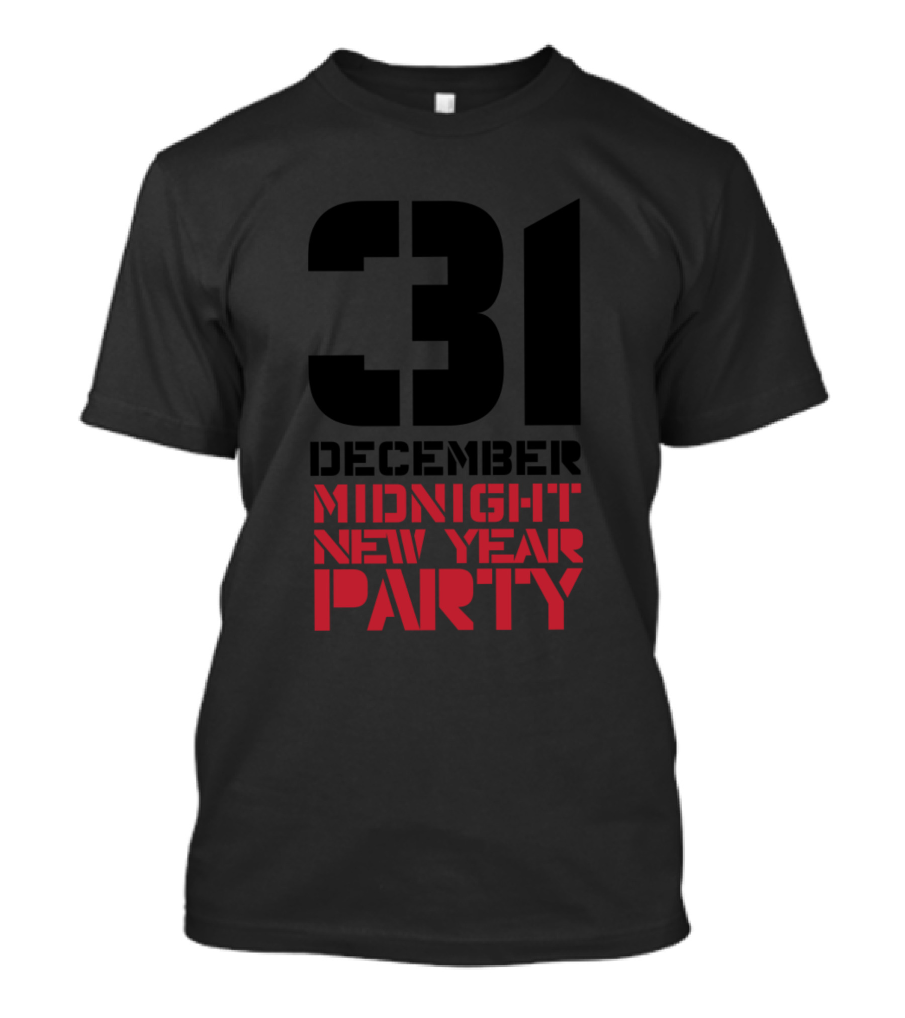 31 December Midnight New Year Party T-Shirt