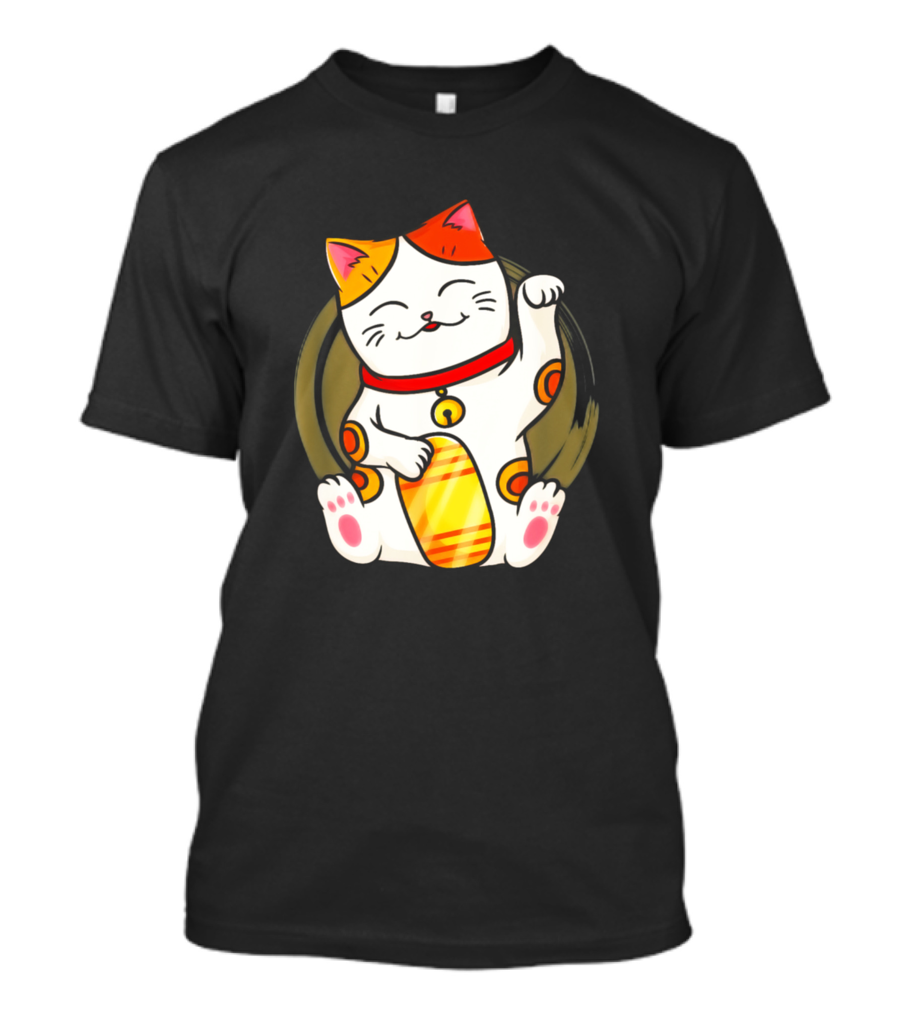 Anime Neko Kawaii Maneki Cat Cats T-Shirt