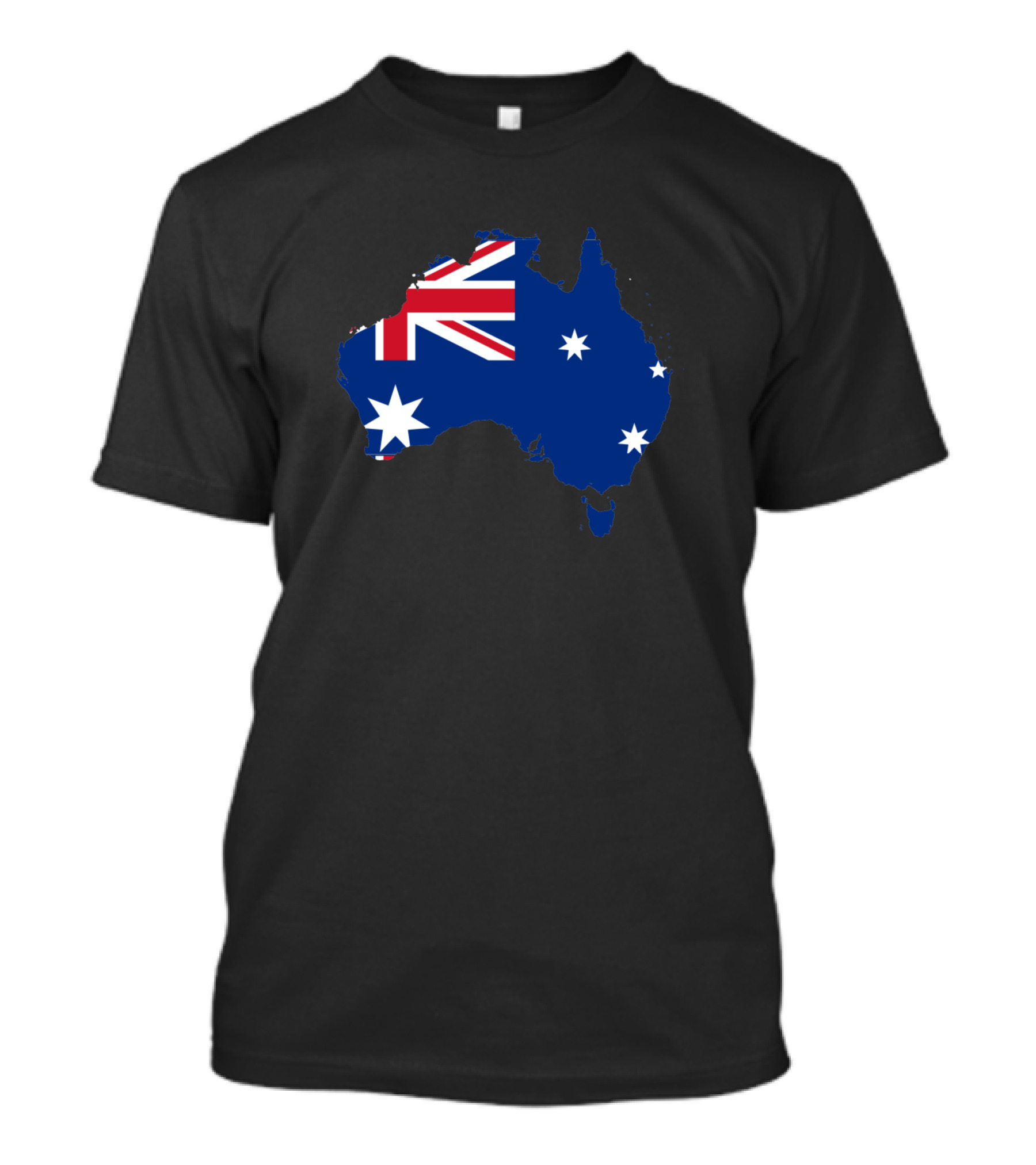 Australia Map With Flag T-Shirt