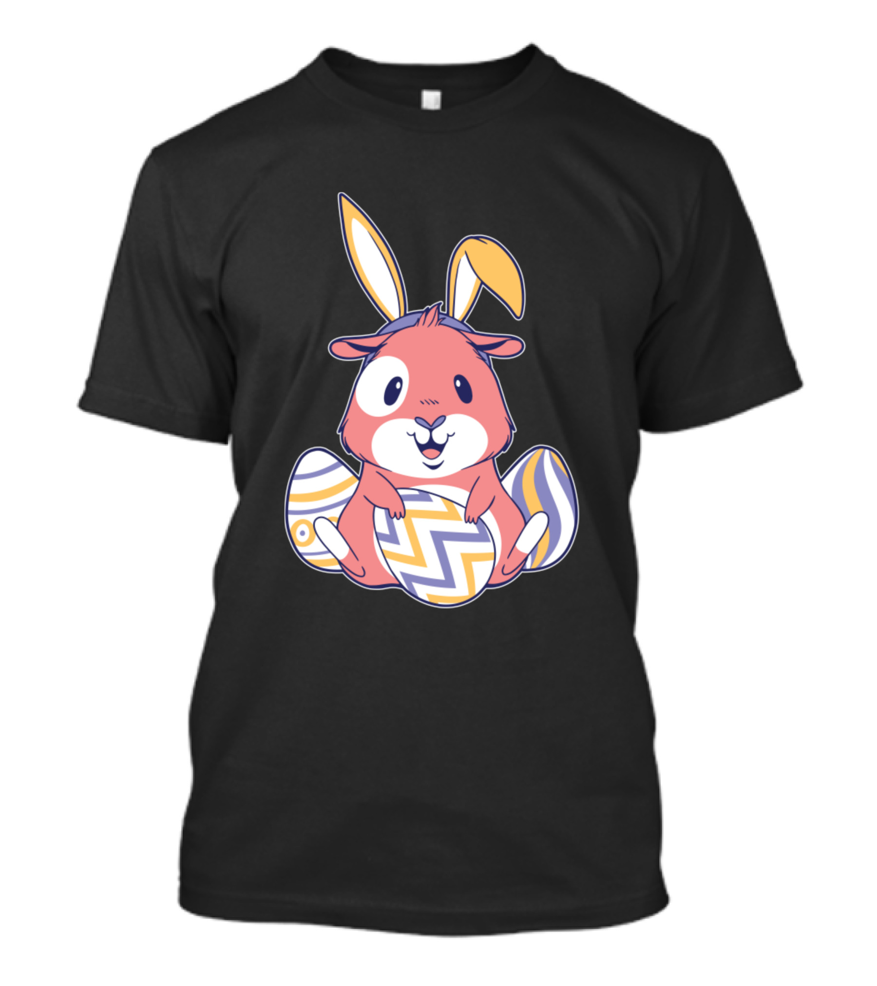 Easter Hamster Bunny With Colorful Easter Eggs T-Shirt