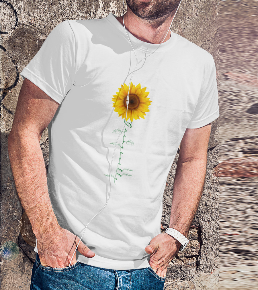 Gainesville Sunflower Vertical Script T-Shirt