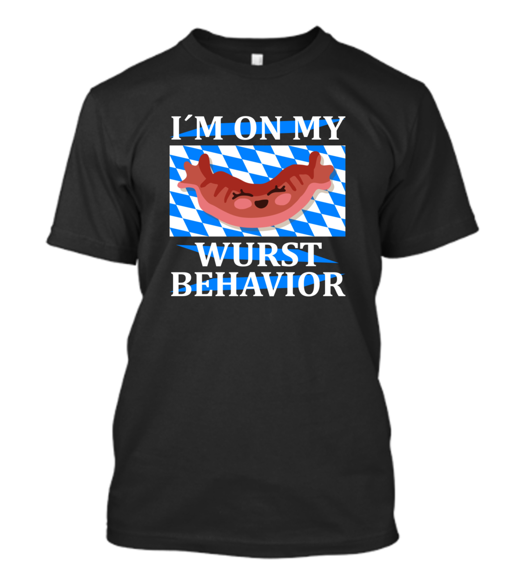 I'm On My Wurst Behavior Oktoberfest Germany German Sausage Wurst T-Shirt
