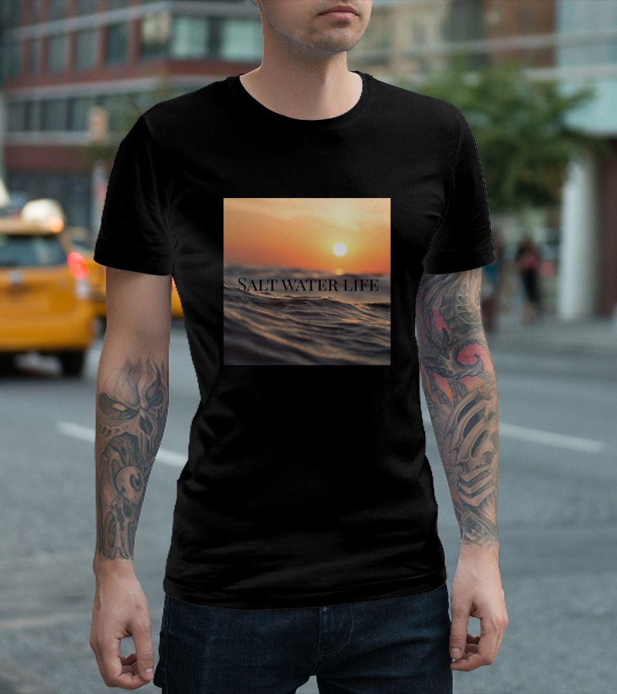 Salt Water Life Ocean Sunset Waves Adventure T-Shirt