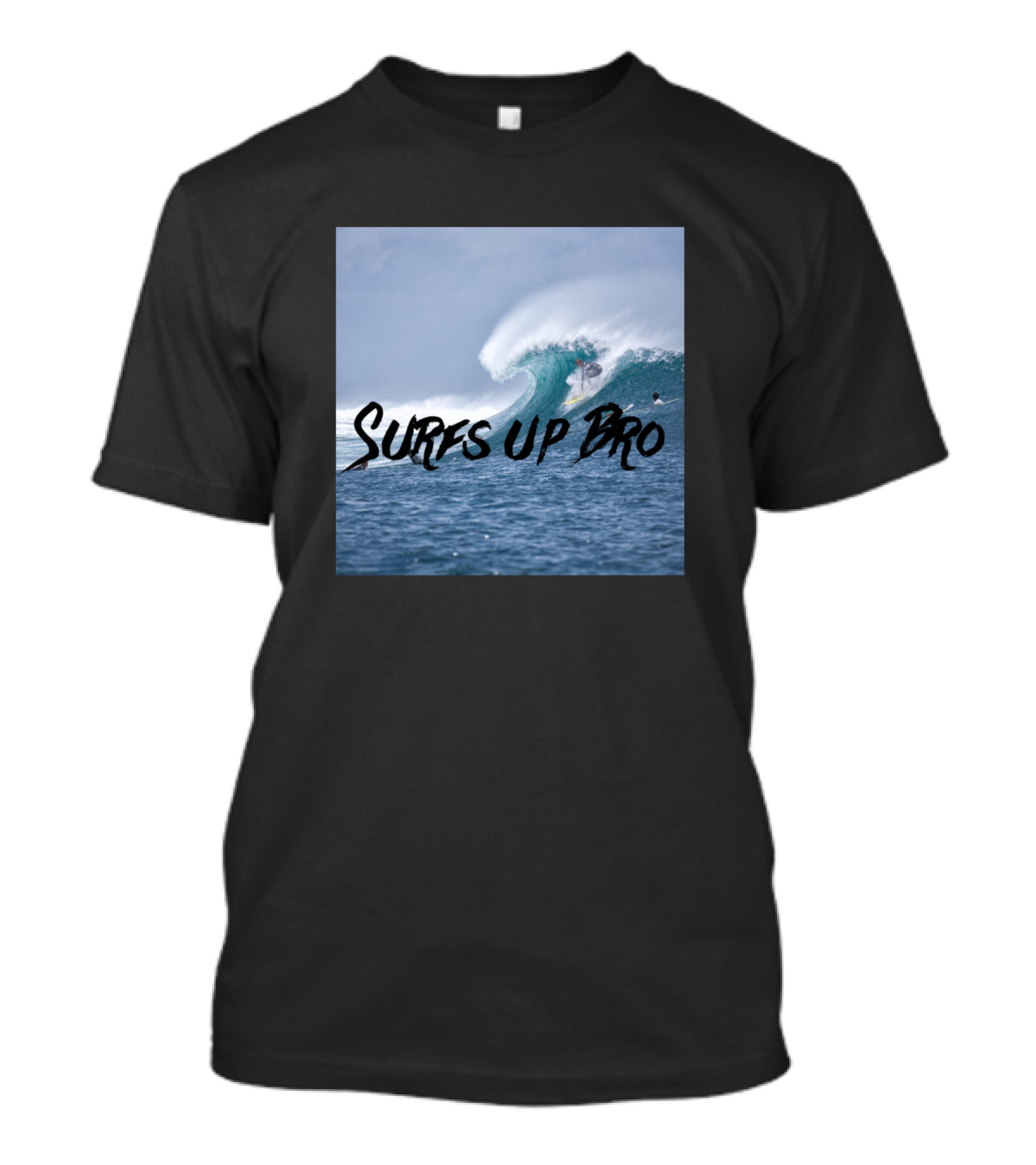 SURFS UP BRO WAVES OCEAN SURFING ADVENTURE T-Shirt