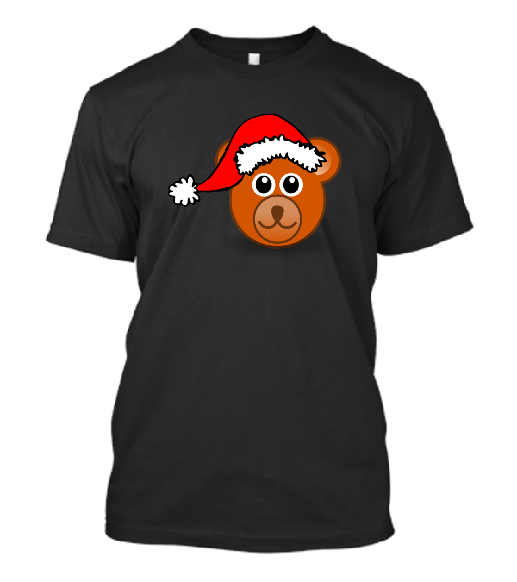 Teddy Bear With Santa Hat T-Shirt