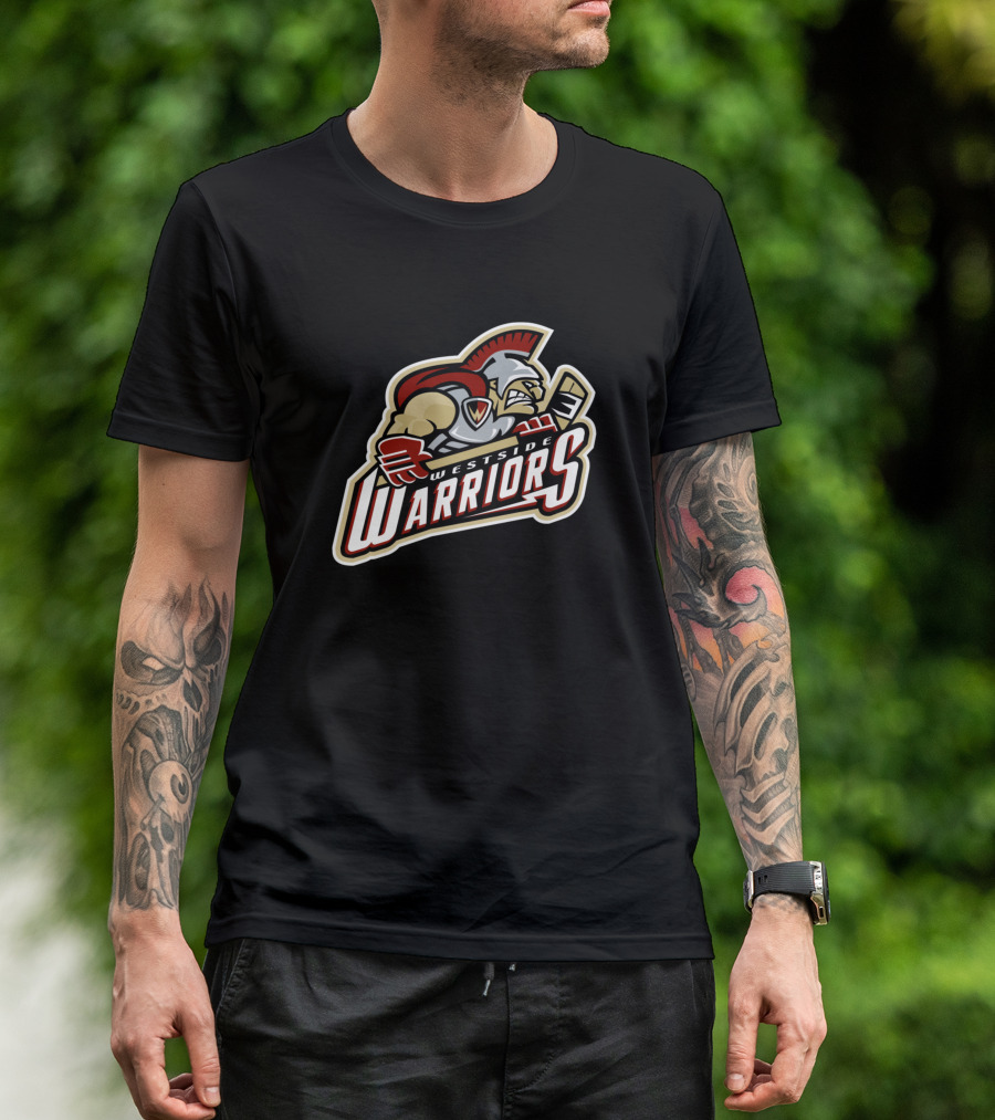 Westside Warriors Hockey Player Spartans T-Shirt