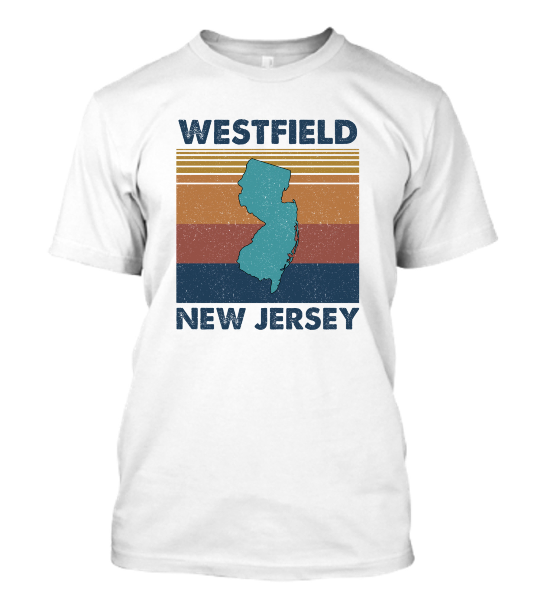 Westfield New Jersey Retro Stripes State T-Shirt