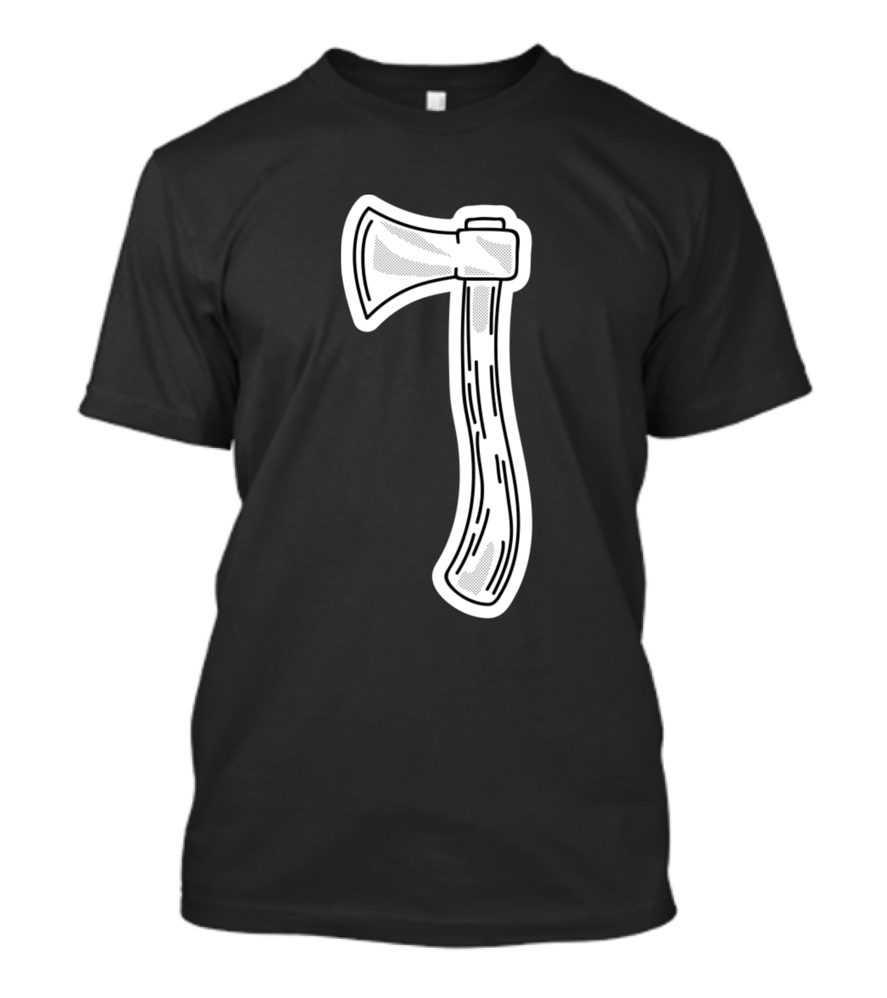 Axe Tool Vintage Woodcut T-Shirt