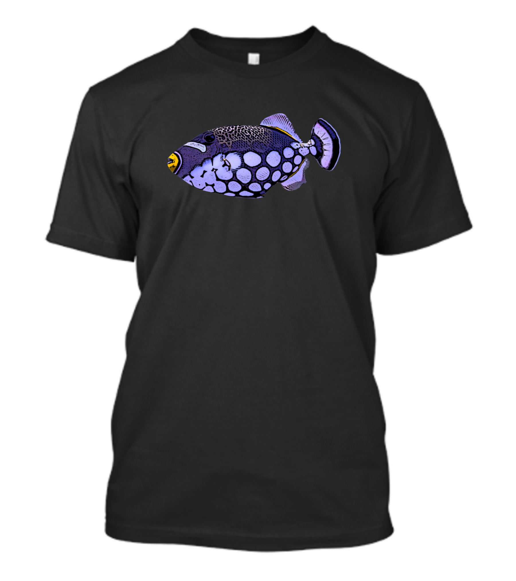 Clown Triggerfish Marine Creature Illustration Oceanic Vibes T-Shirt