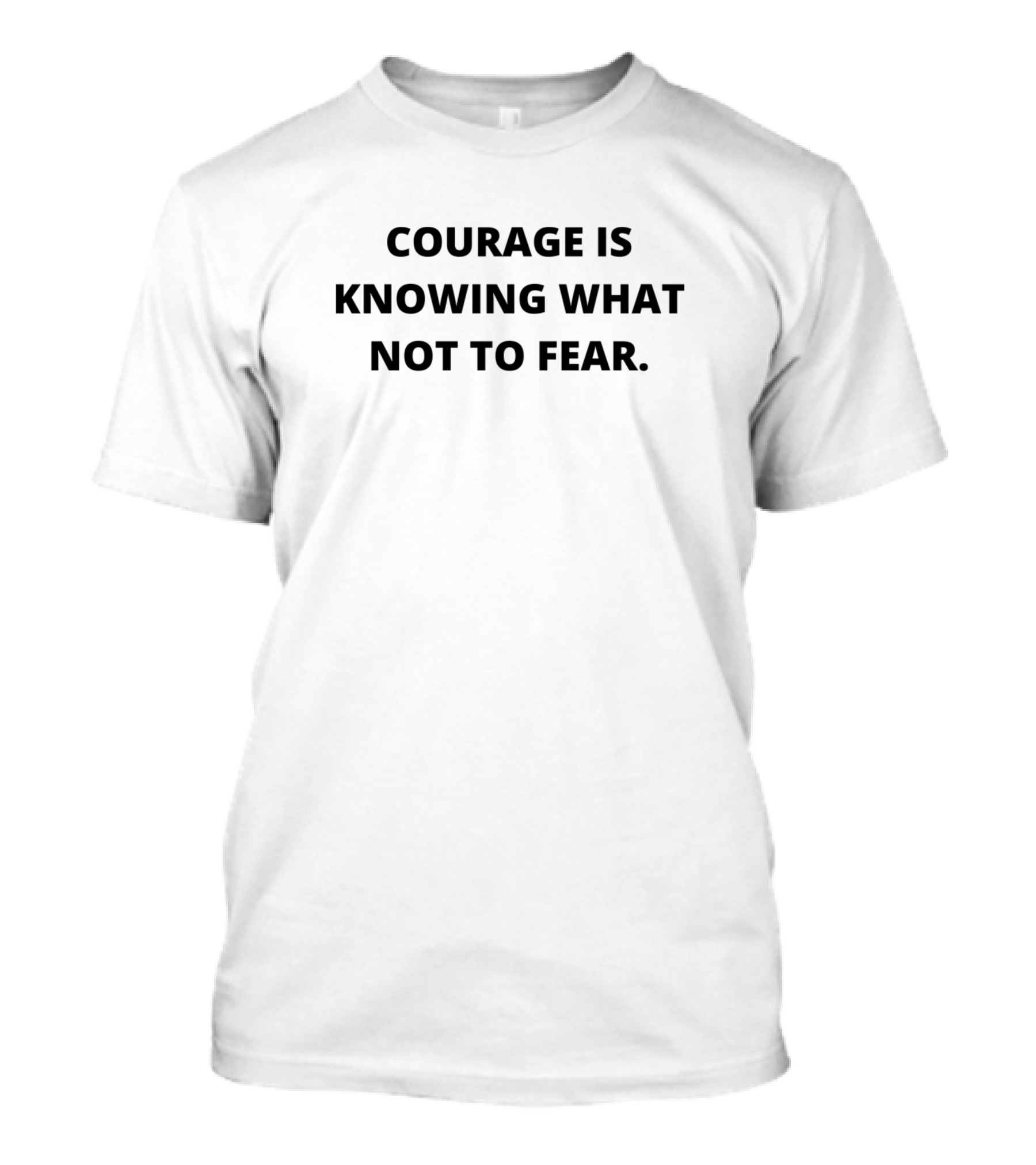 Courage Is Knowing What Not To Fear T-Shirt