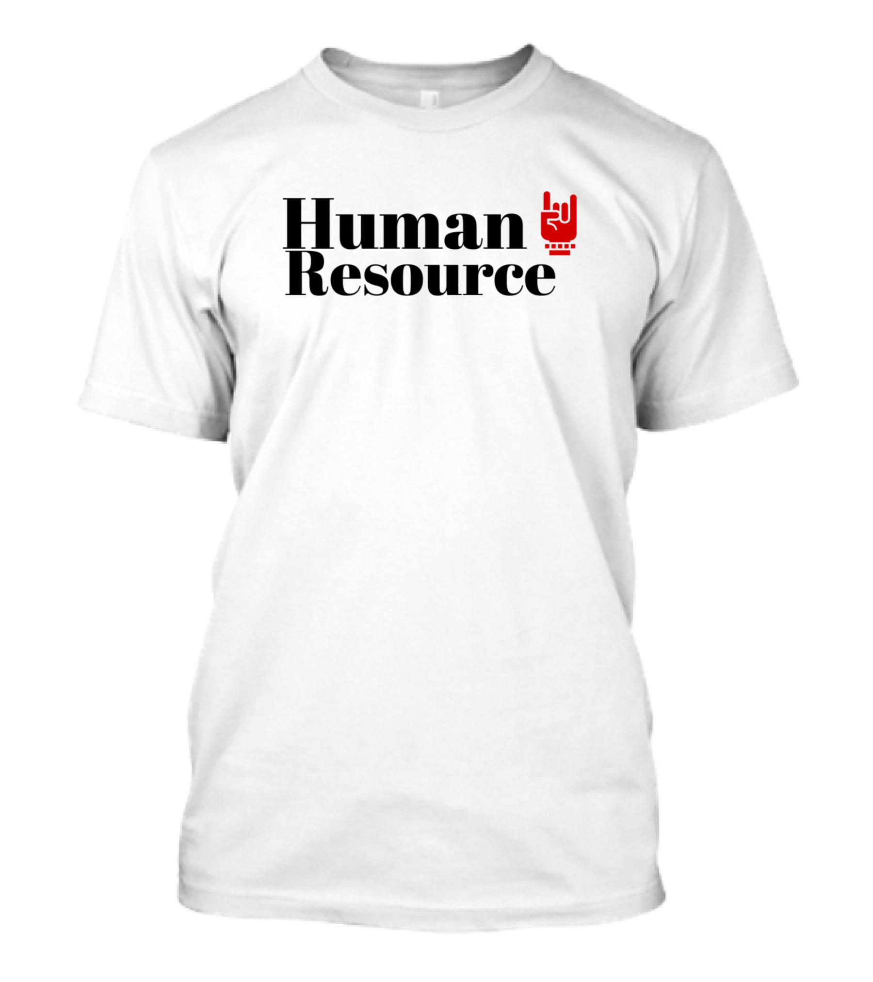 Human Resource Rock Hand Gesture T-Shirt