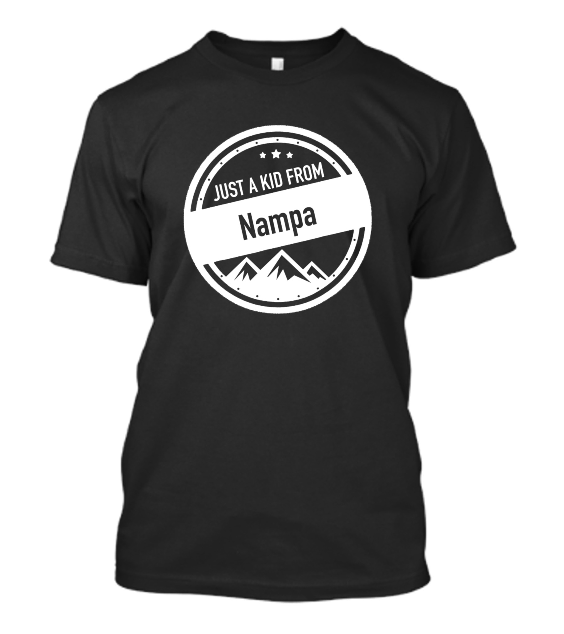 Just A Kid From Nampa Idaho Mountains T-Shirt