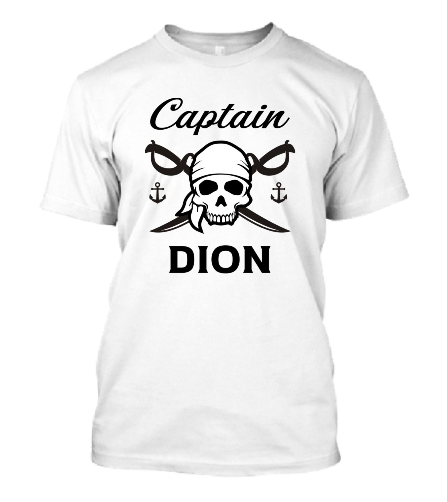 Captain Dion Skull Pirate T-Shirt