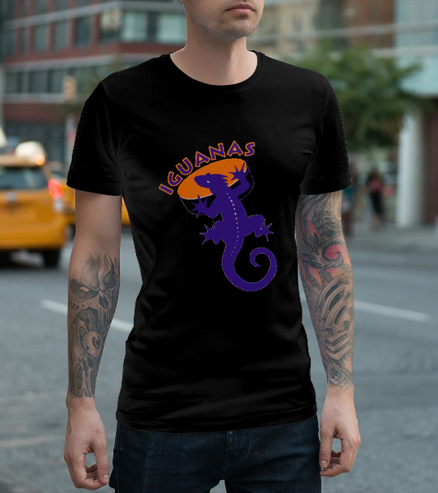 San Antonio Iguanas Purple Hockey Team T-Shirt