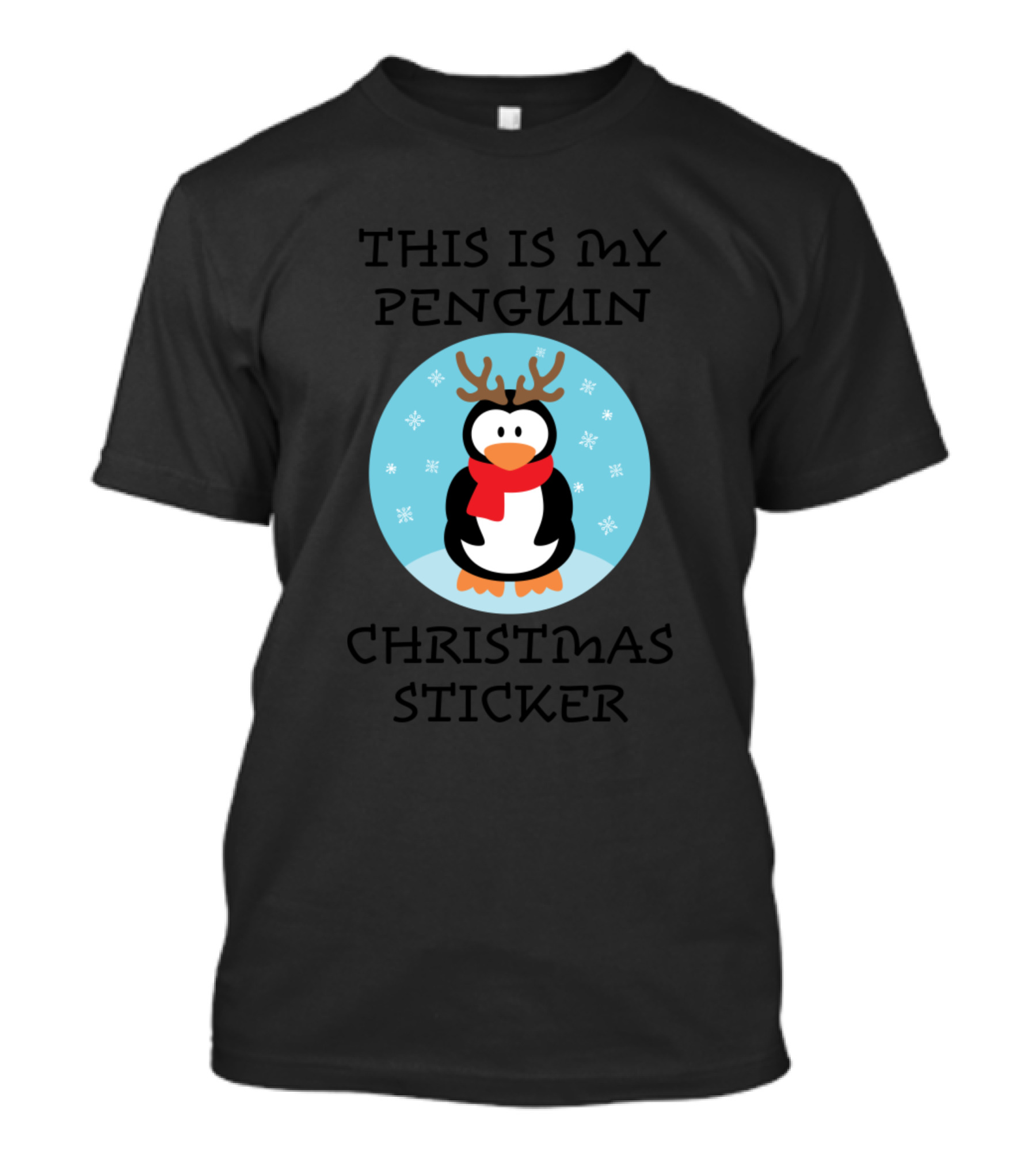 THIS IS MY PENGUIN CHRISTMAS STICKER T-Shirt