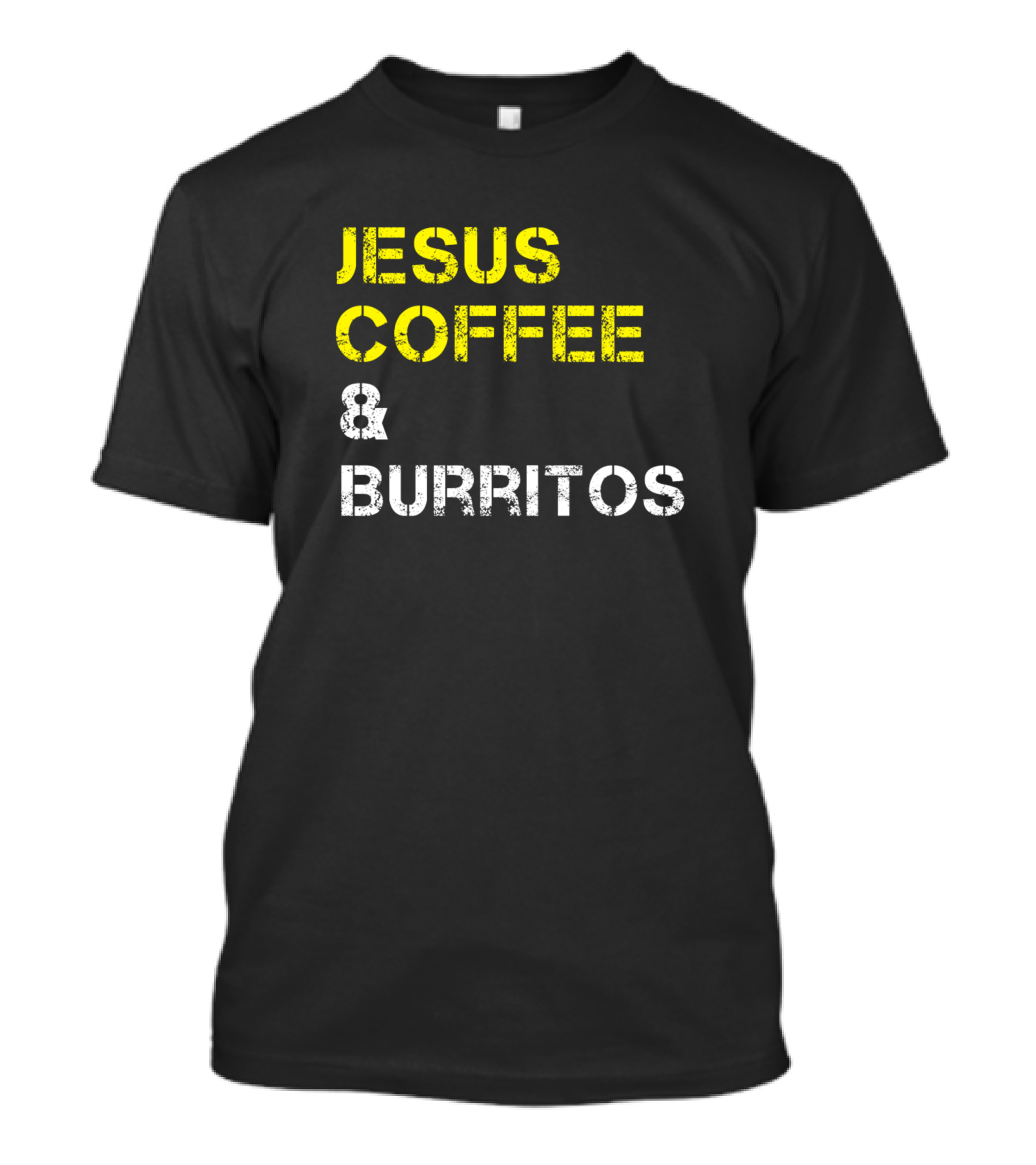 JESUS COFFEE And BURRITOS T-Shirt