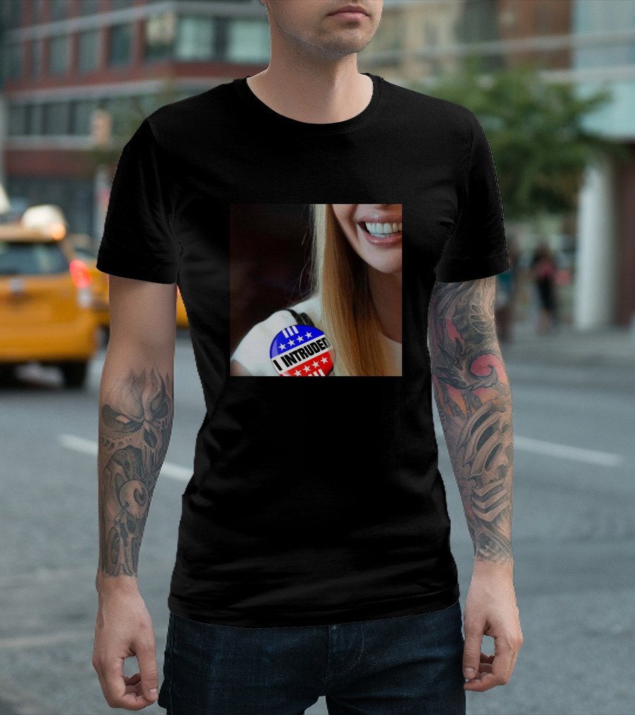 I Intruded Button T-Shirt