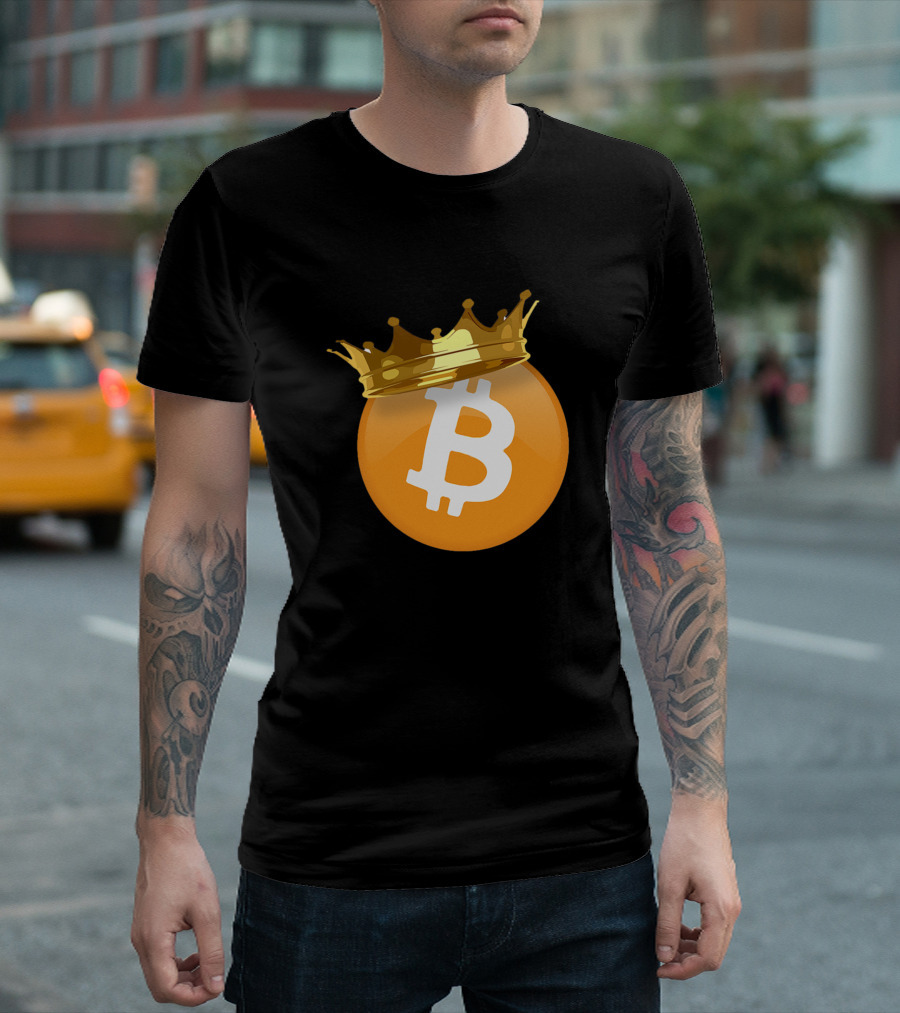 King Coin Bitcoin Crown T-Shirt