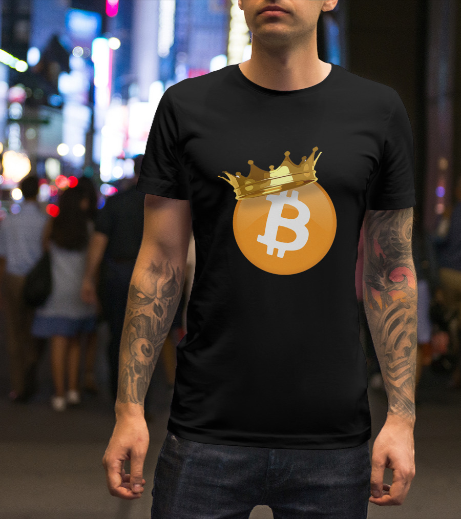 King Coin Bitcoin Crown T-Shirt
