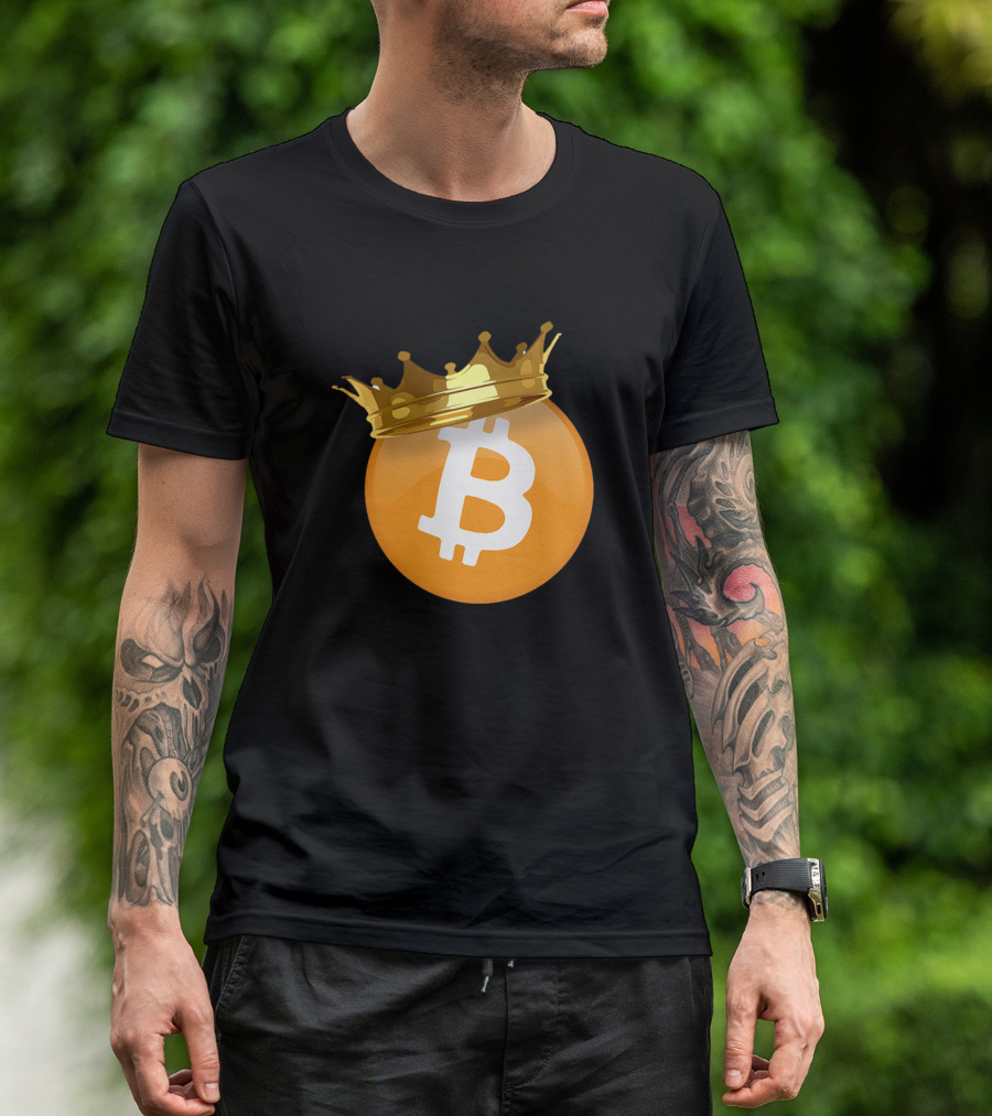 King Coin Bitcoin Crown T-Shirt