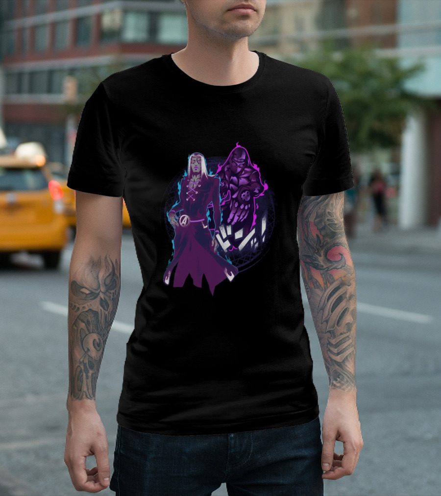 Leone Abbacchio Jojo Stand Cyberpunk Neon T-Shirt