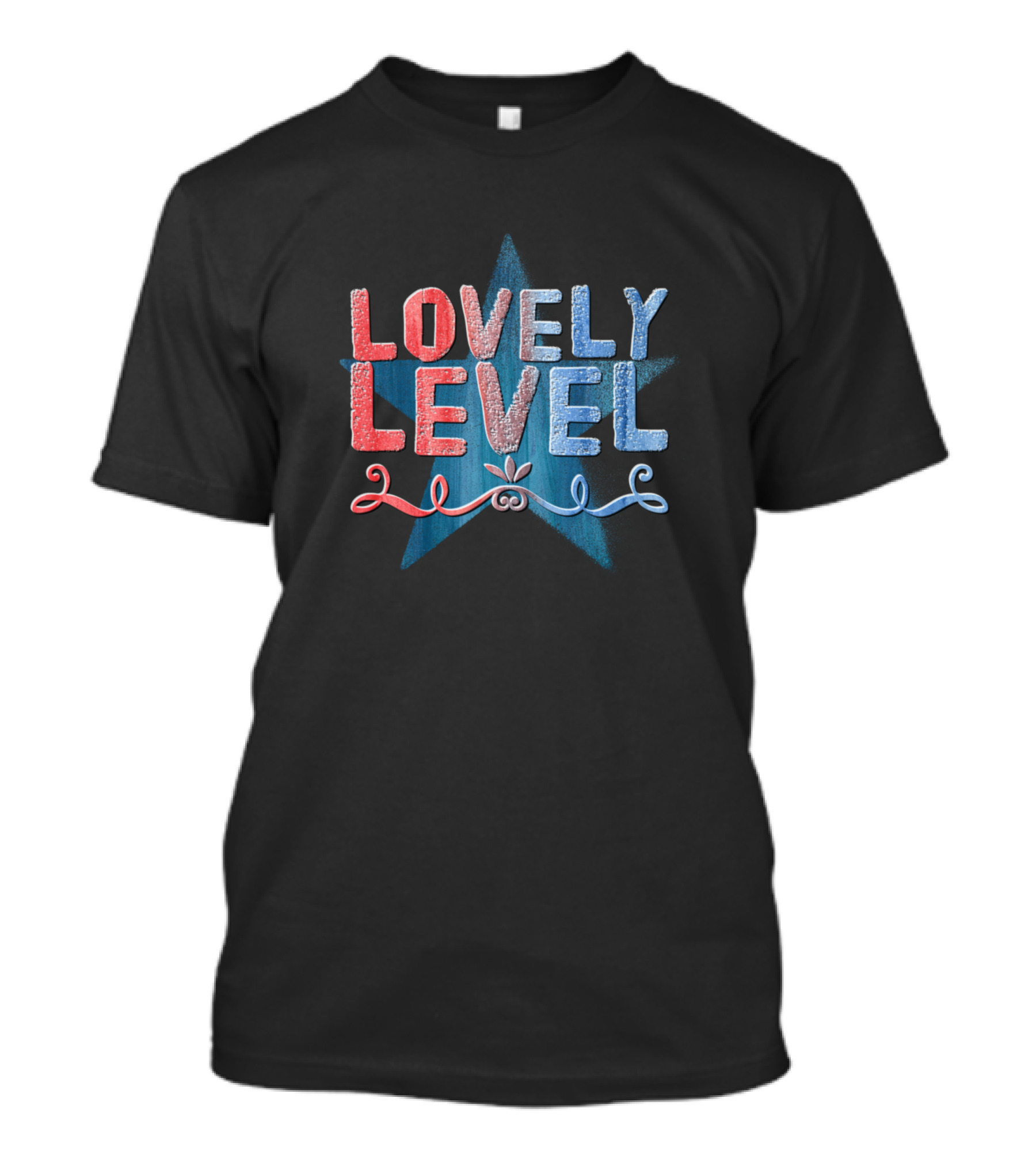 Lovely Level Star With Swirl And Knot T-Shirt