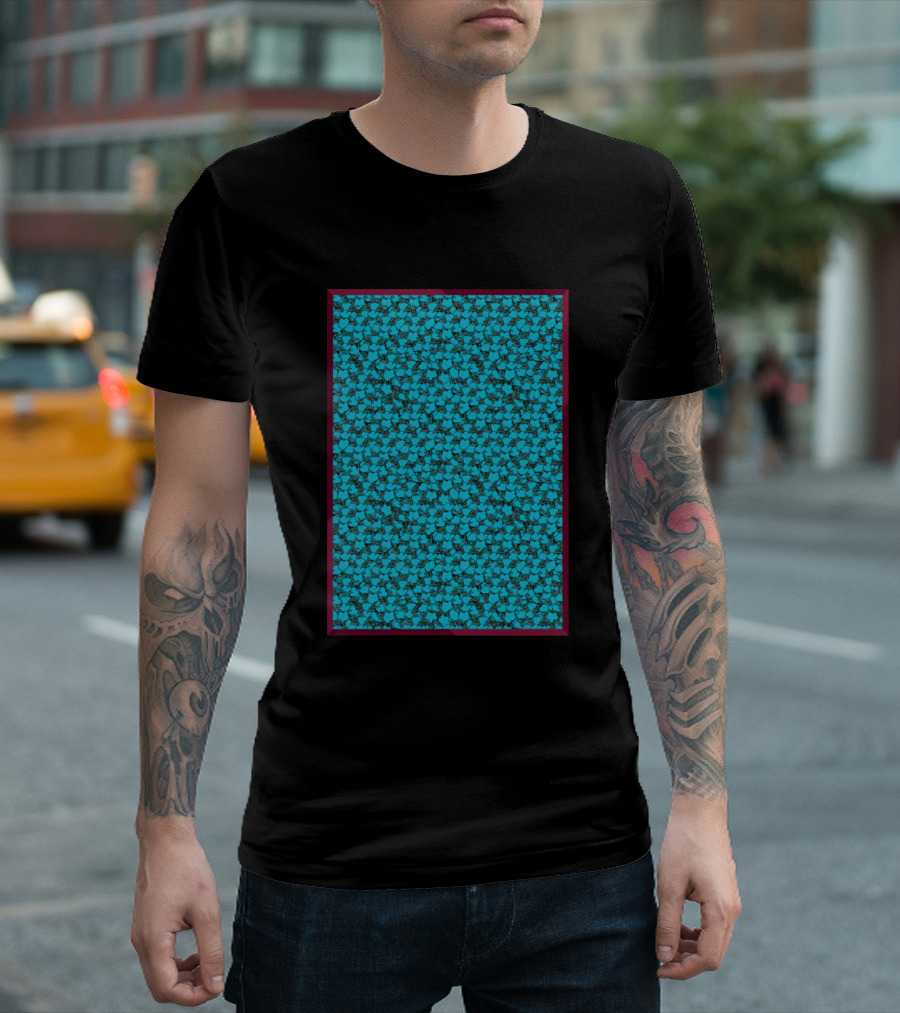 Nemophila Menziesii Floral Field T-Shirt