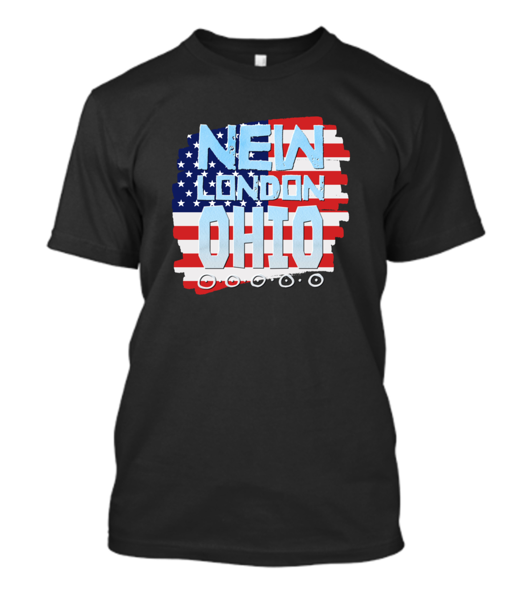 New London Ohio American Flag T-Shirt