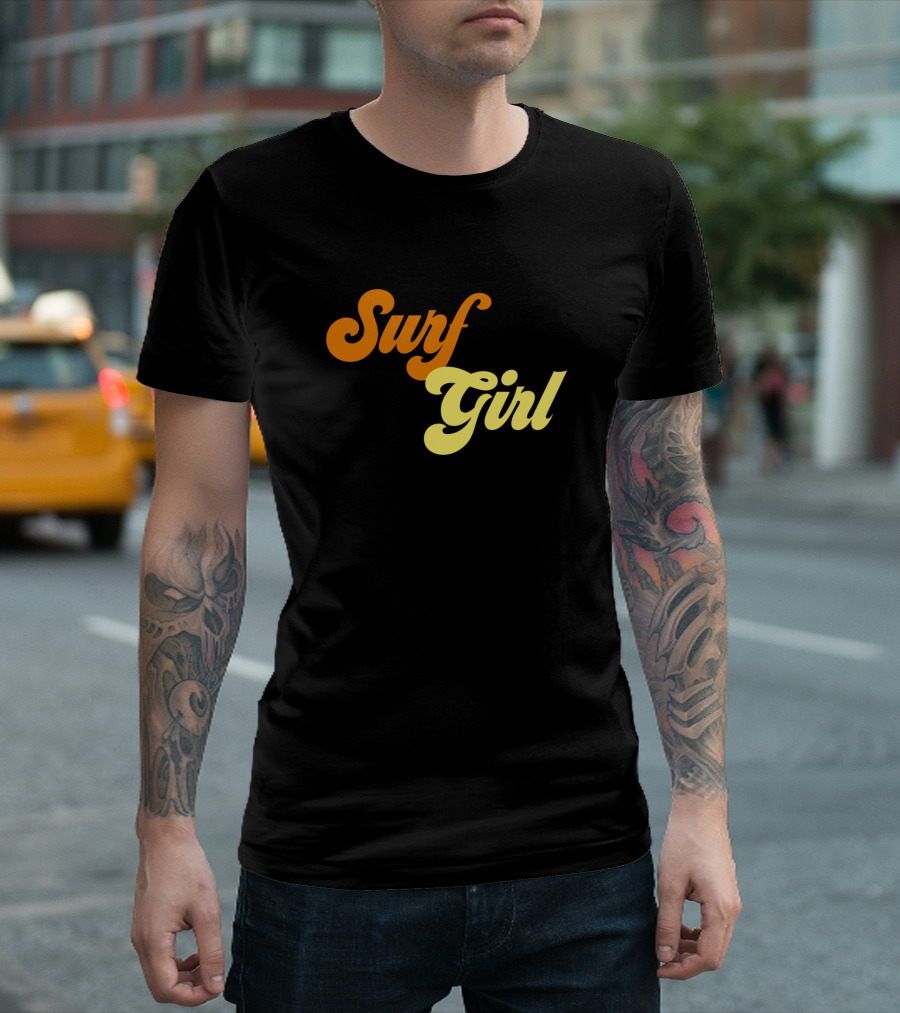 Surf Girl Retro Style Summer Vibes T-Shirt