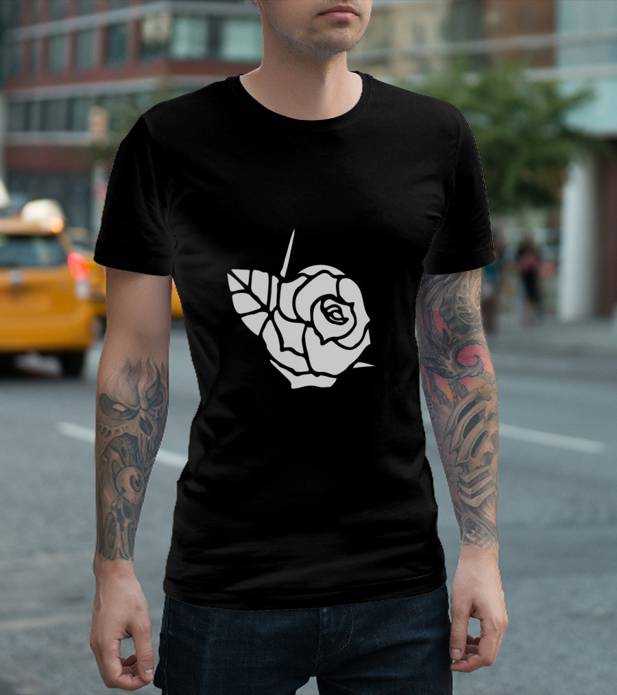 Thorn Rose with Leaves and Thorns T-Shirt