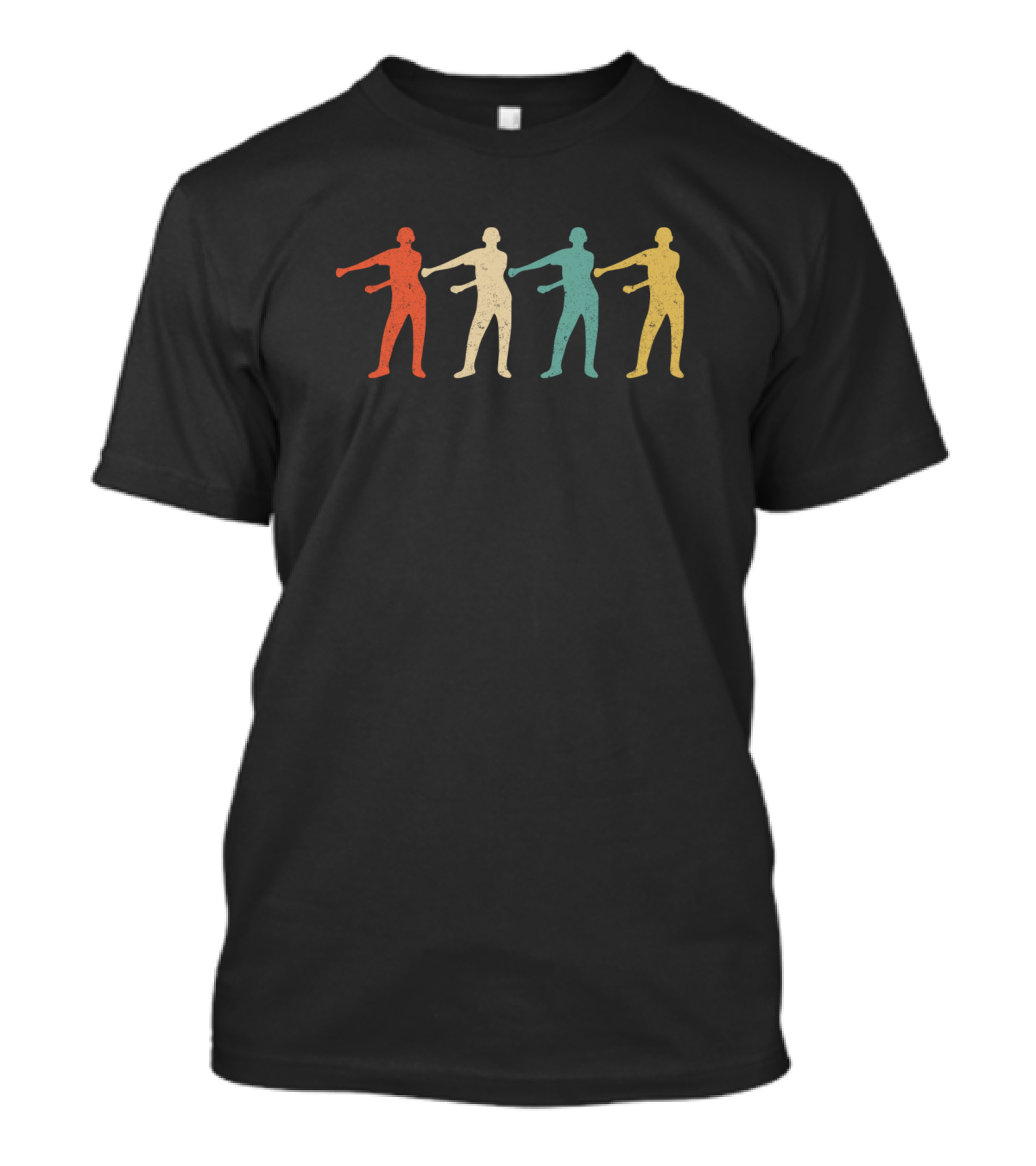 Retro Silhouettes Dance Move Vintage Floss T-Shirt