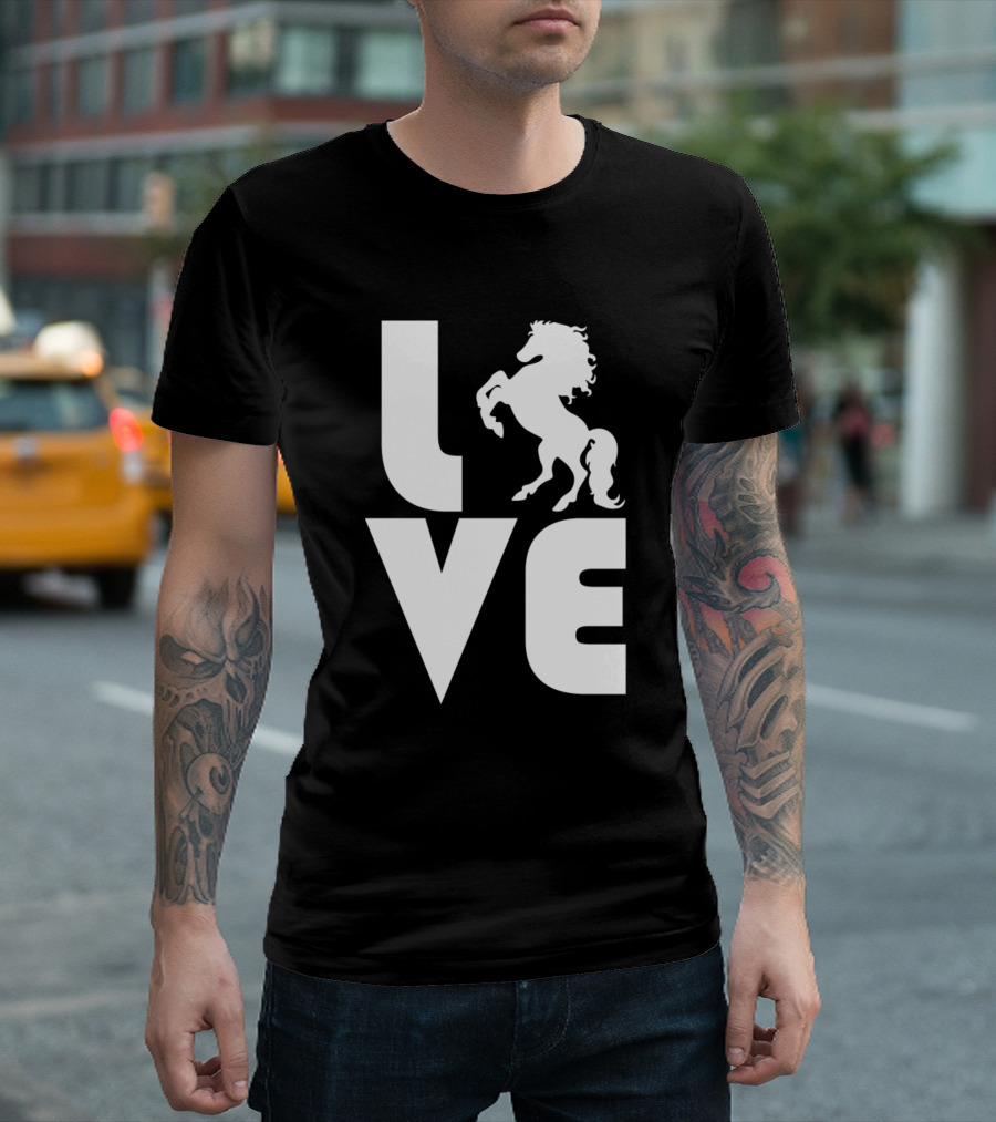 Love Horses Horse Lover Iconic T-Shirt