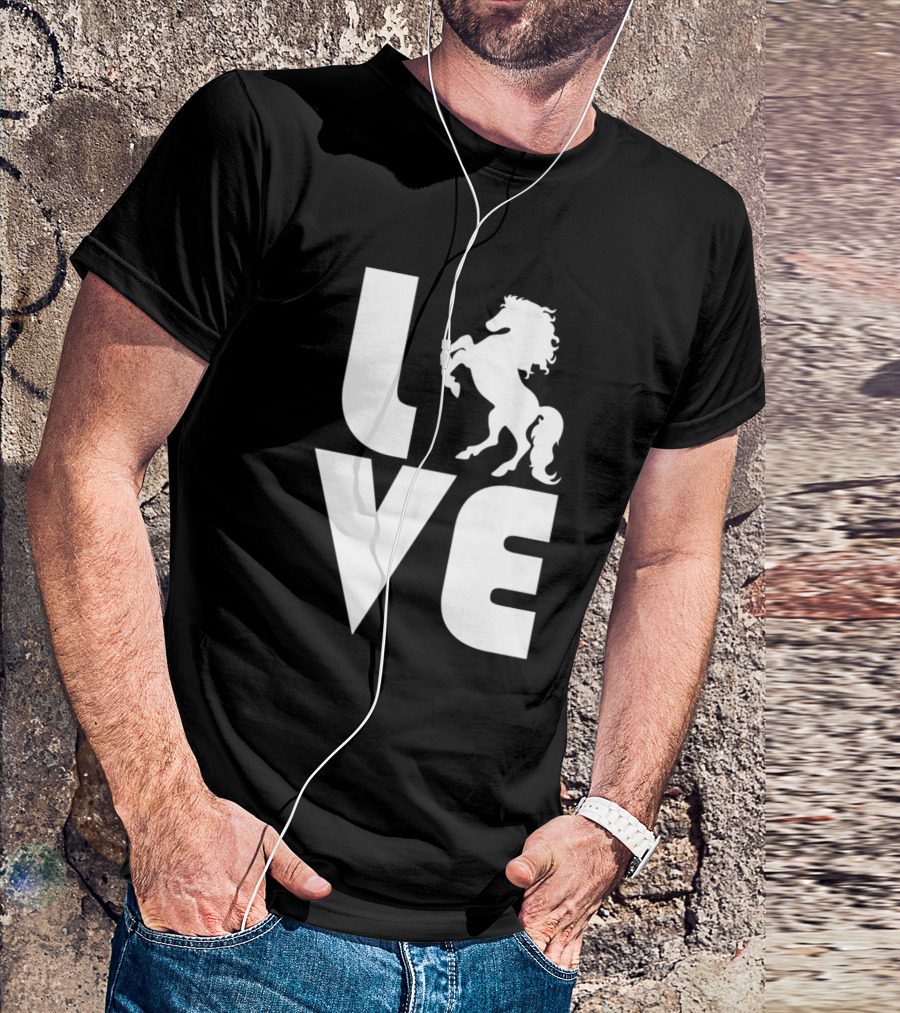 Love Horses Horse Lover Iconic T-Shirt
