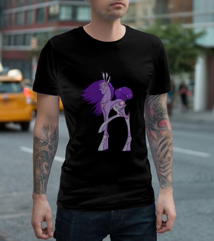 Rainbow Dash And Tank Majestic Purple Transformation T-Shirt
