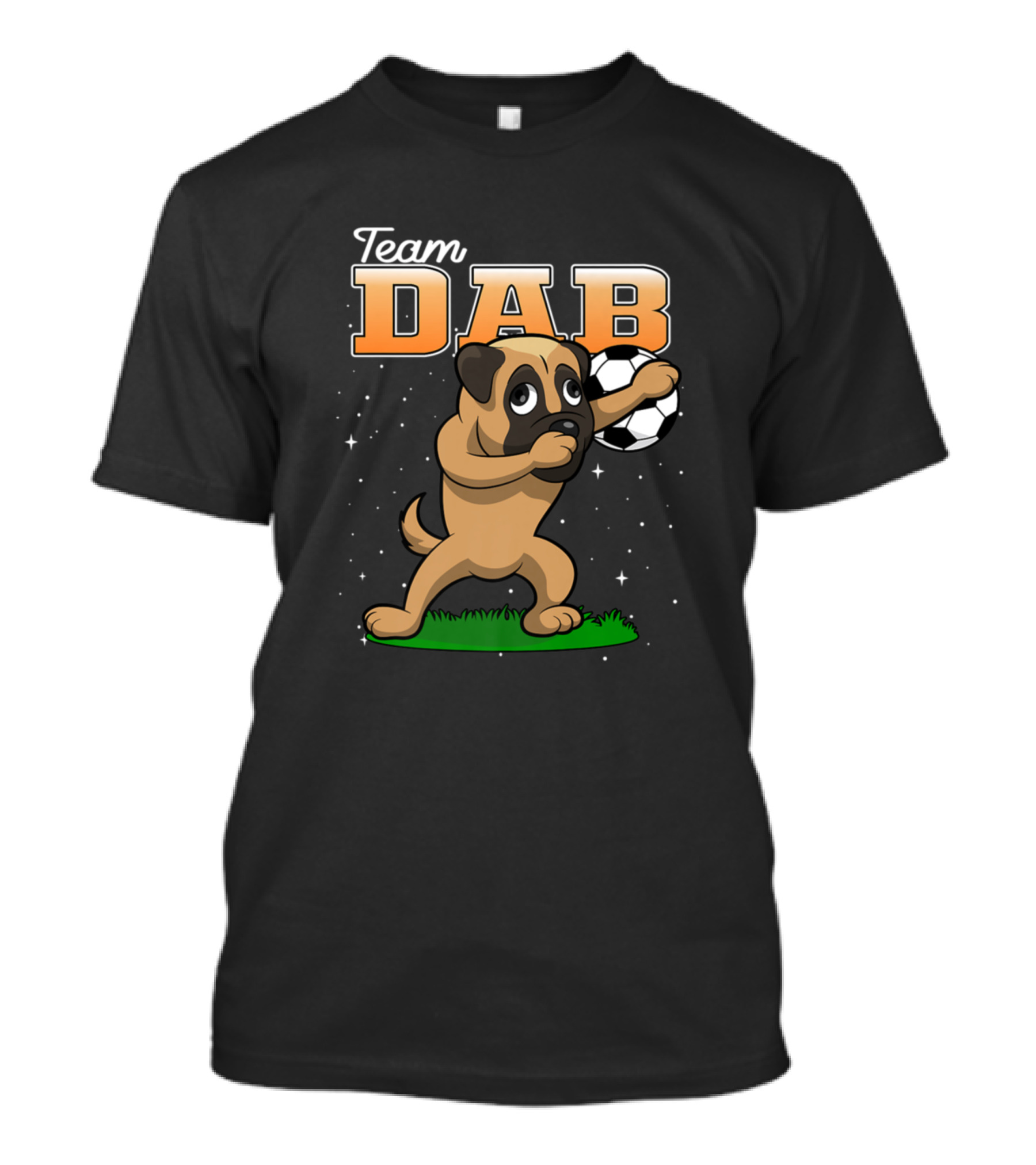 Team Dab Funny Soccer Dabbing Dog T-Shirt