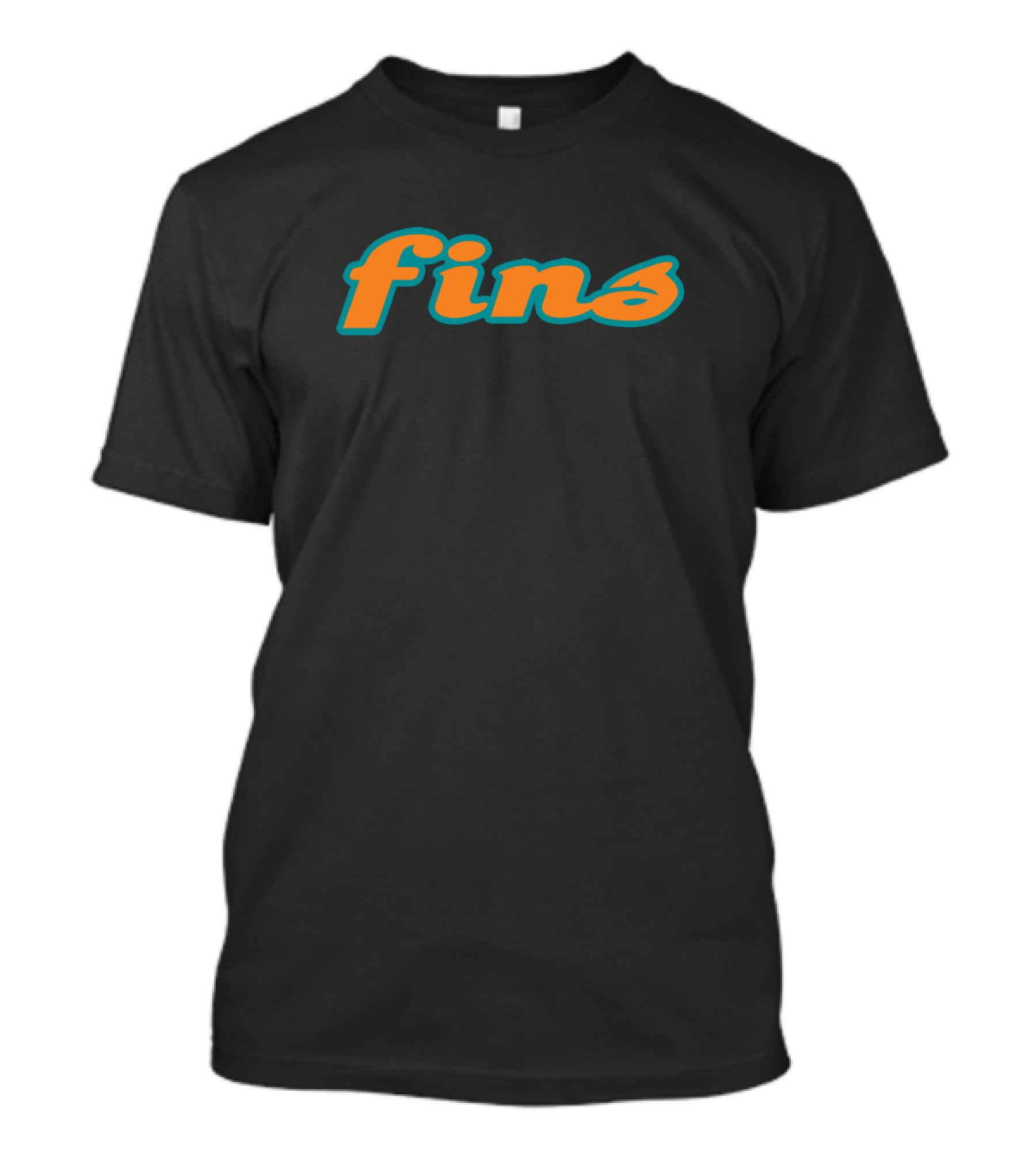 Fins Teal And Orange Aquatic T-Shirt