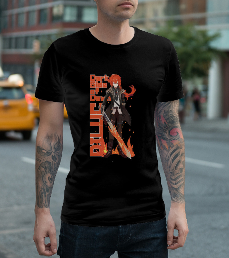 Dark Side of Dawn Genshin Impact Diluc T-Shirt