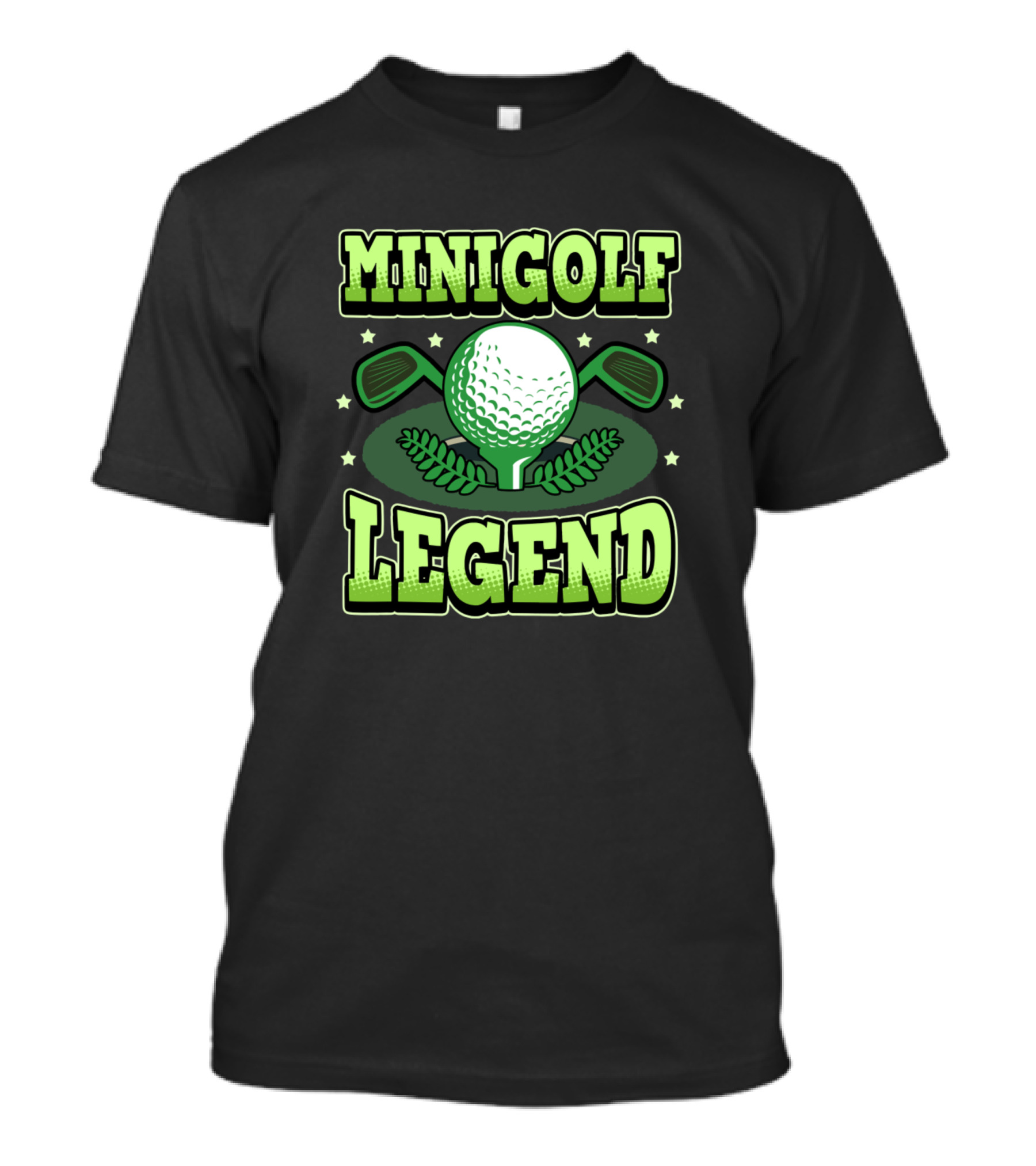 Minigolf Legend Golfer Swing Golfing T-Shirt