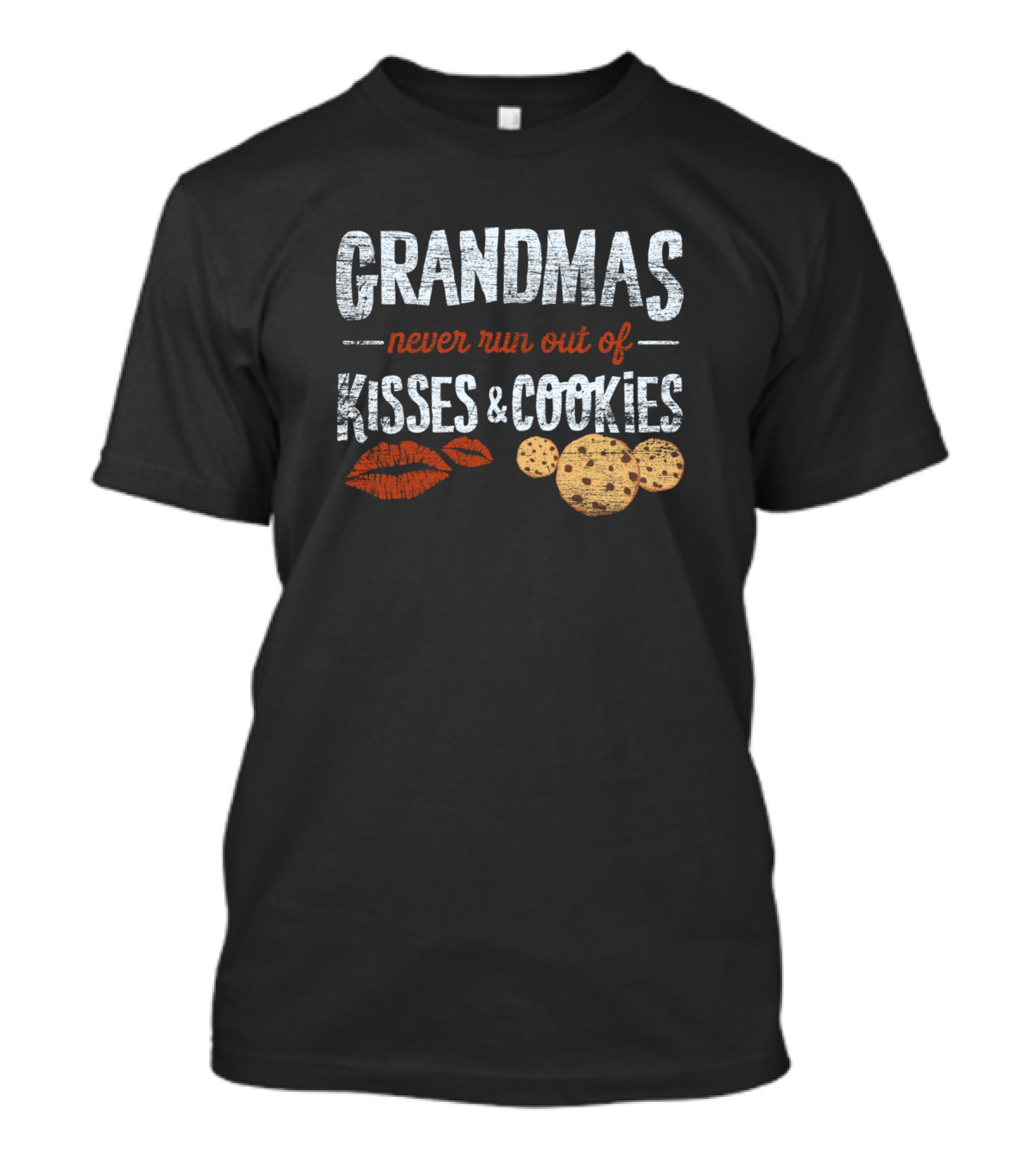 Grandmas Never Run Out Of Kisses And Cookies T-Shirt
