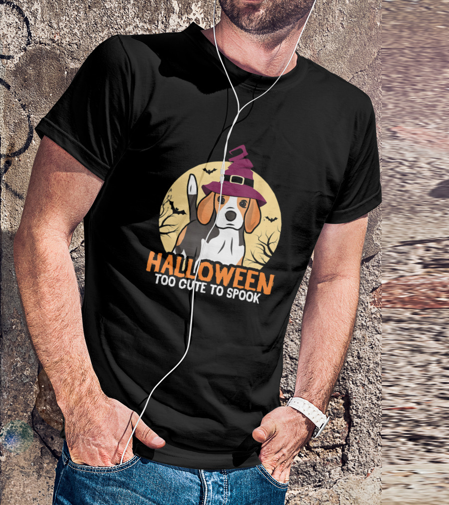 Halloween Too Cute To Spook Beagle T-Shirt