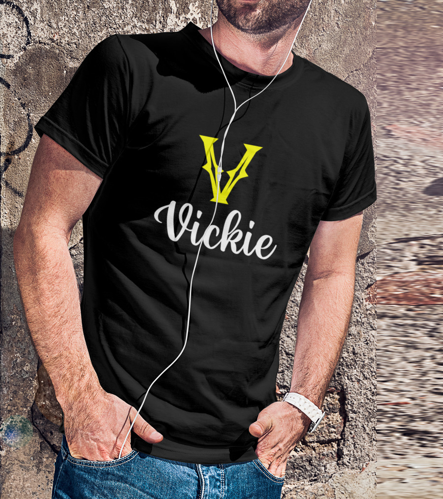 Vickie V Letter T-Shirt