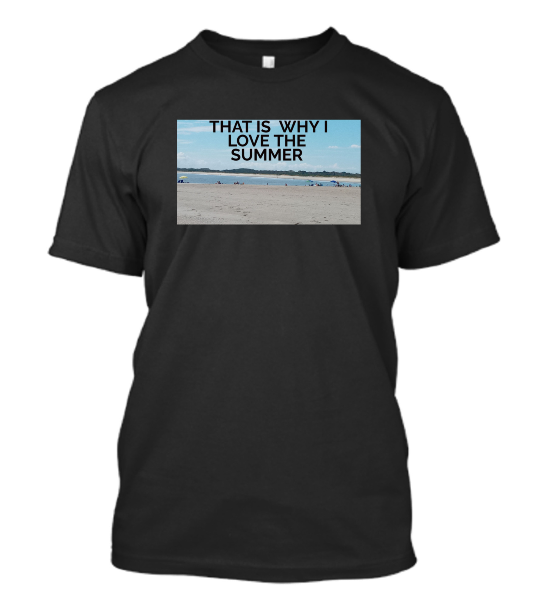 THAT IS WHY I LOVE THE SUMMER Beach Scene T-Shirt