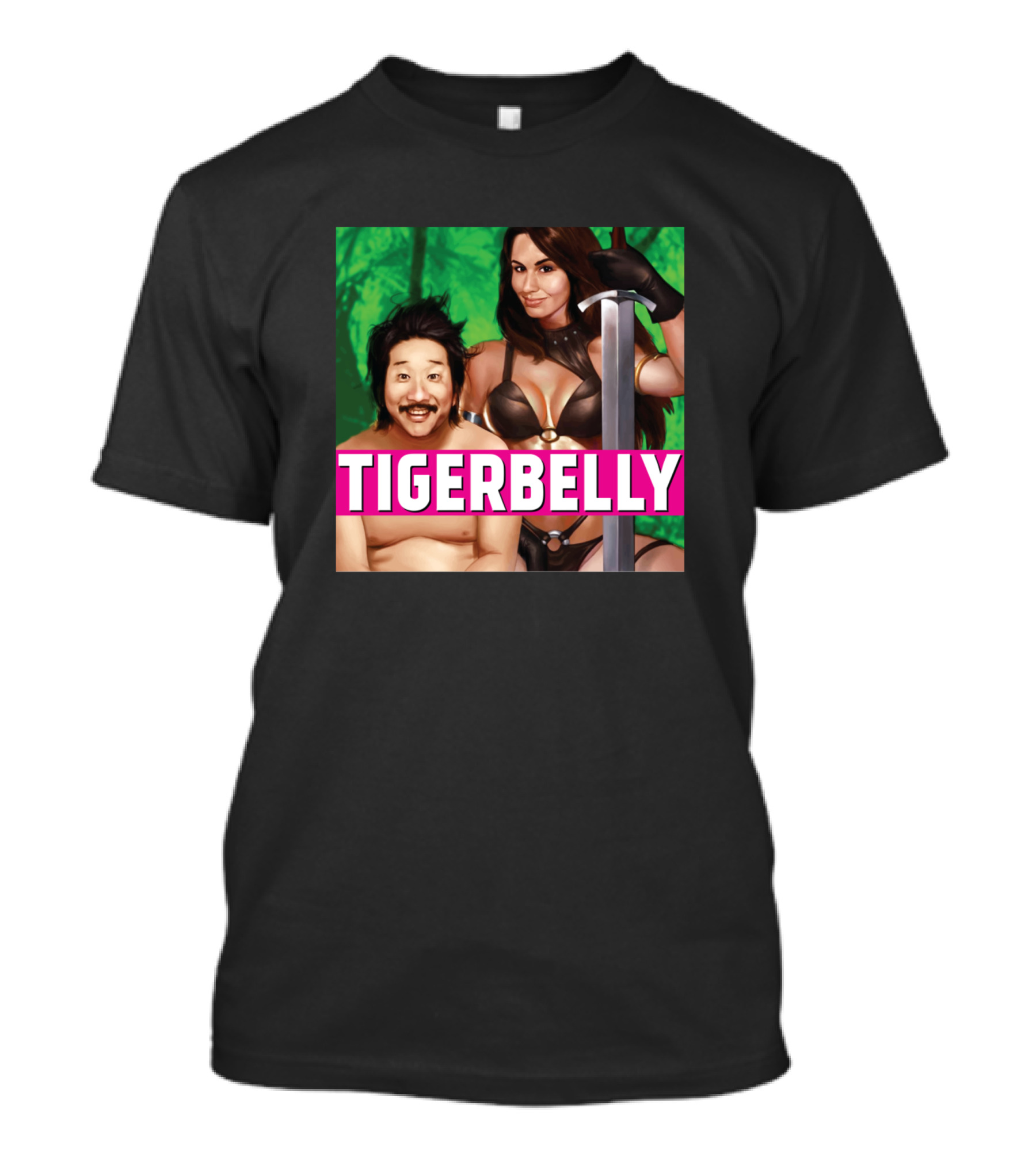 TIGERBELLY Podcast Comic-Style Characters T-Shirt